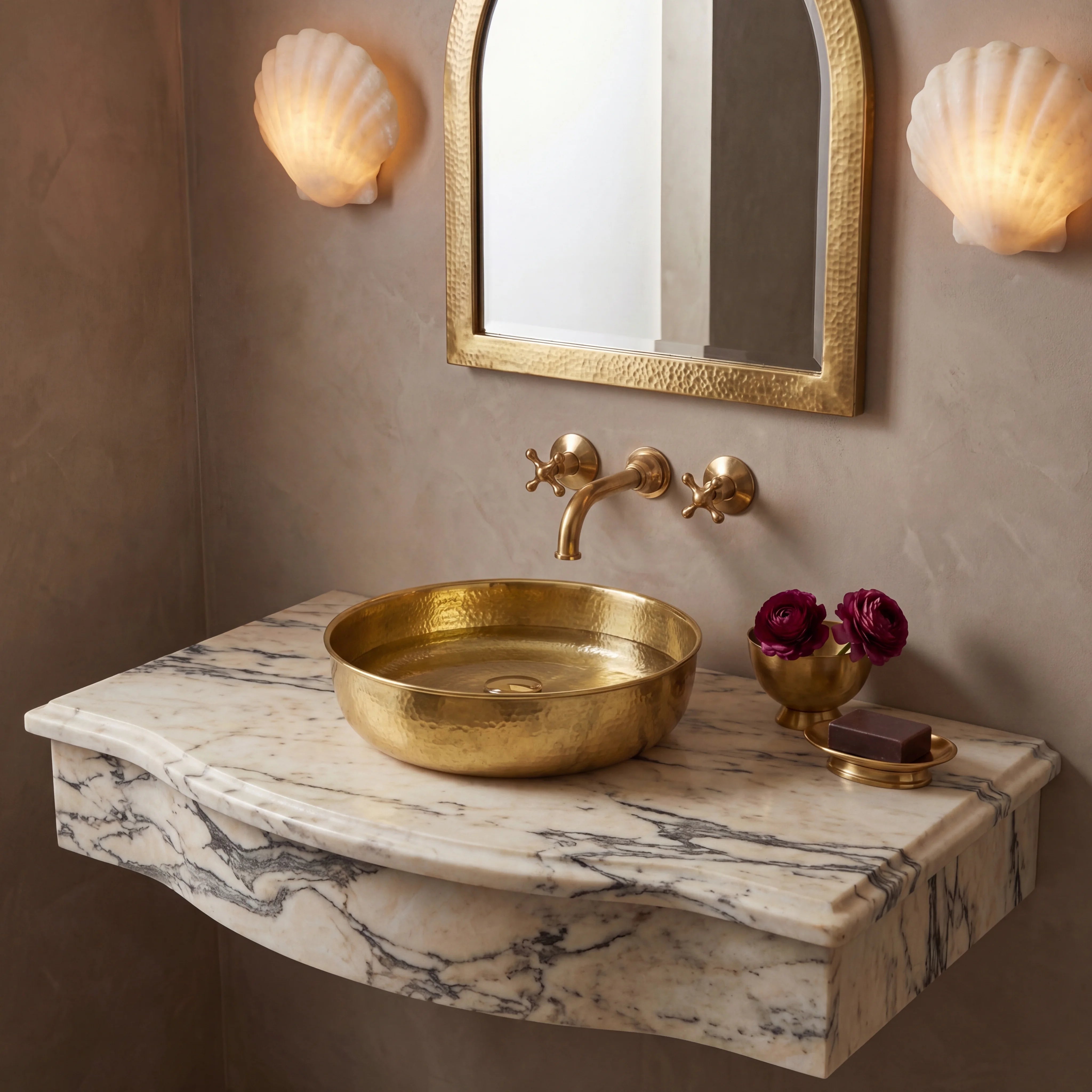Soleil Brass Vessel Sink