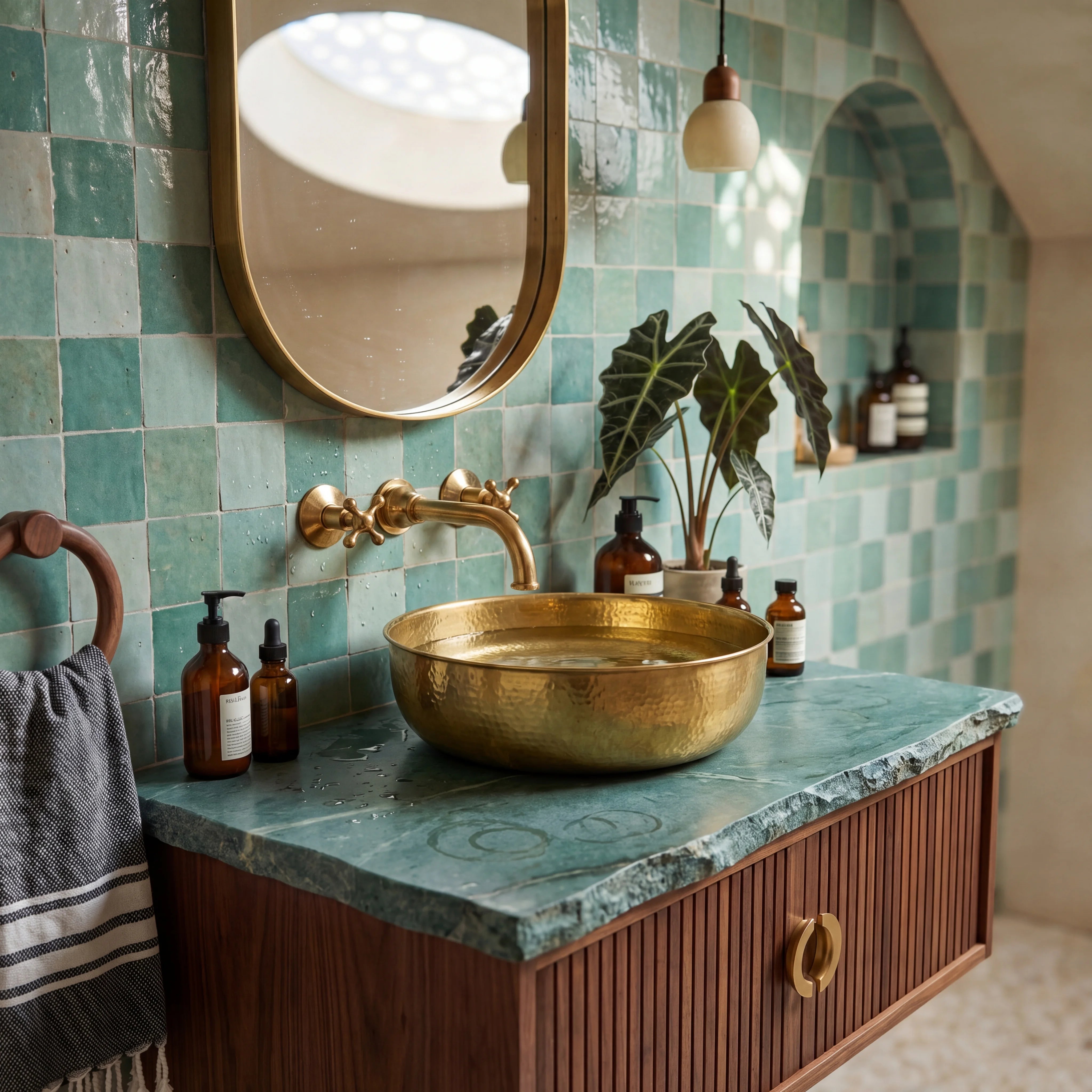 Soleil Brass Vessel Sink