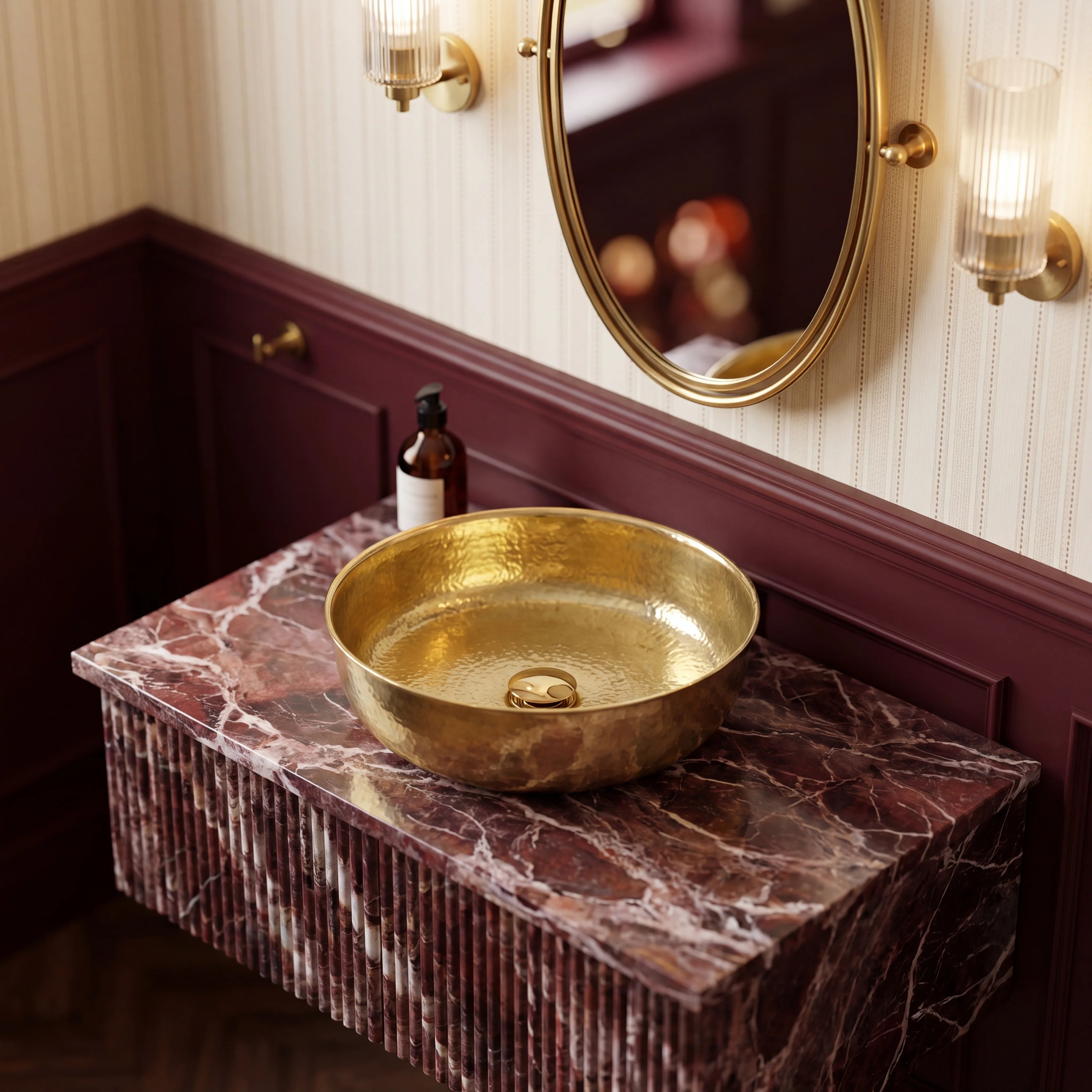 Soleil Brass Vessel Sink
