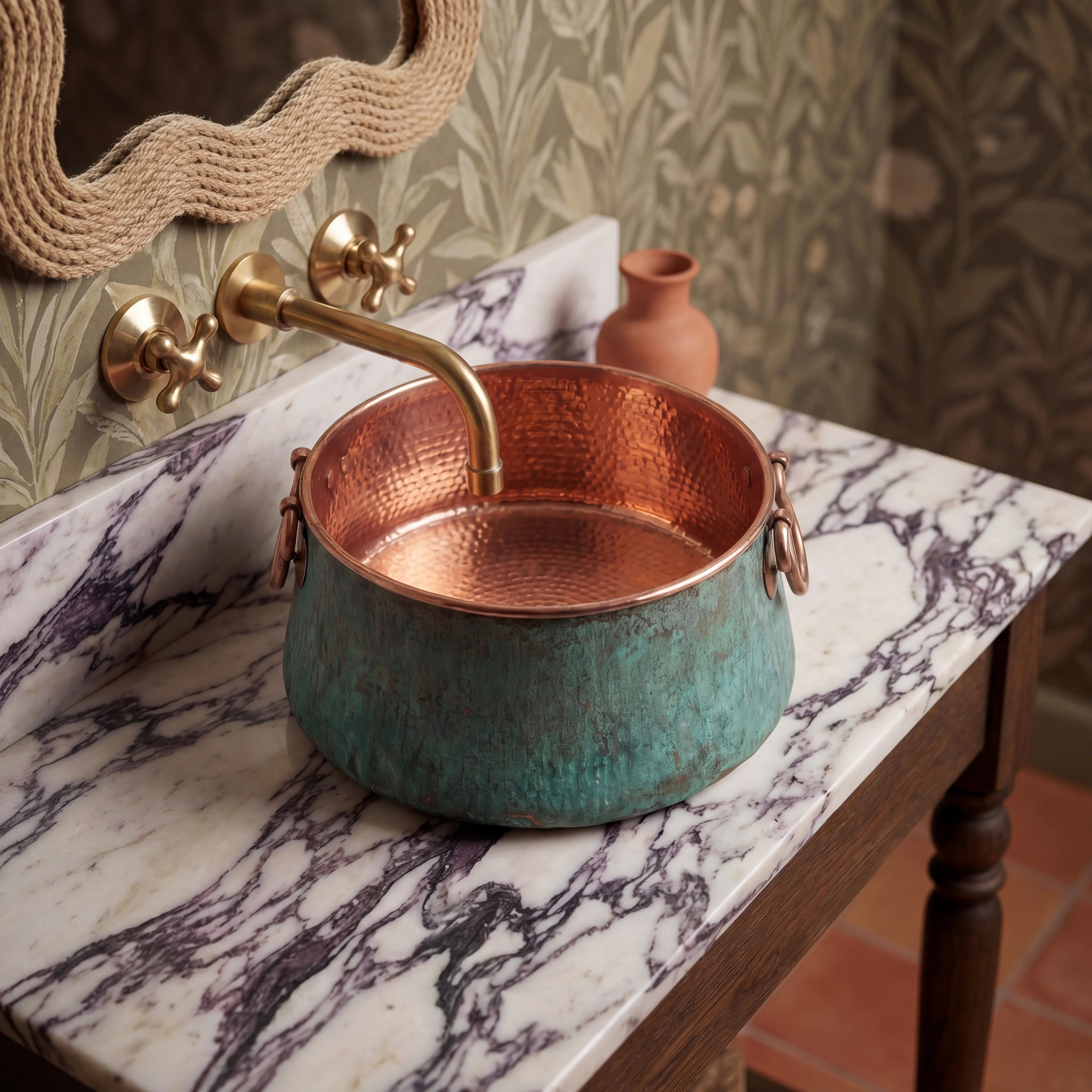 Olla Copper Vessel Sink
