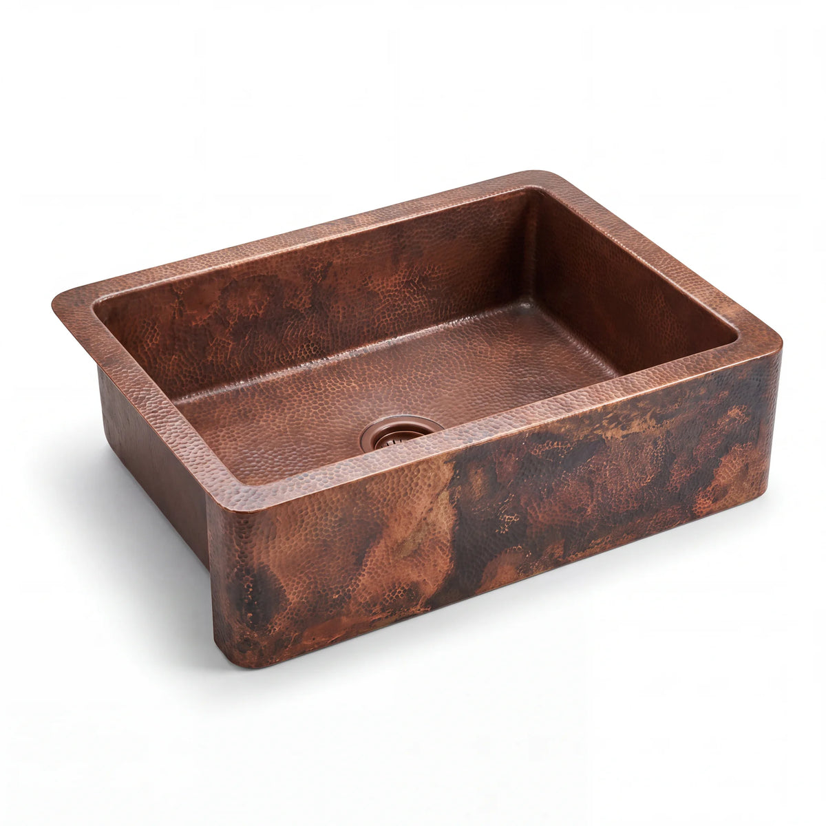 Ember Hammered Copper Farmhouse Sink