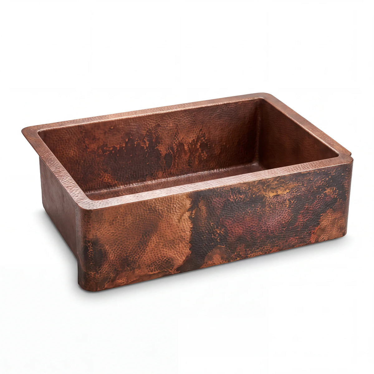 Ember Hammered Copper Farmhouse Sink