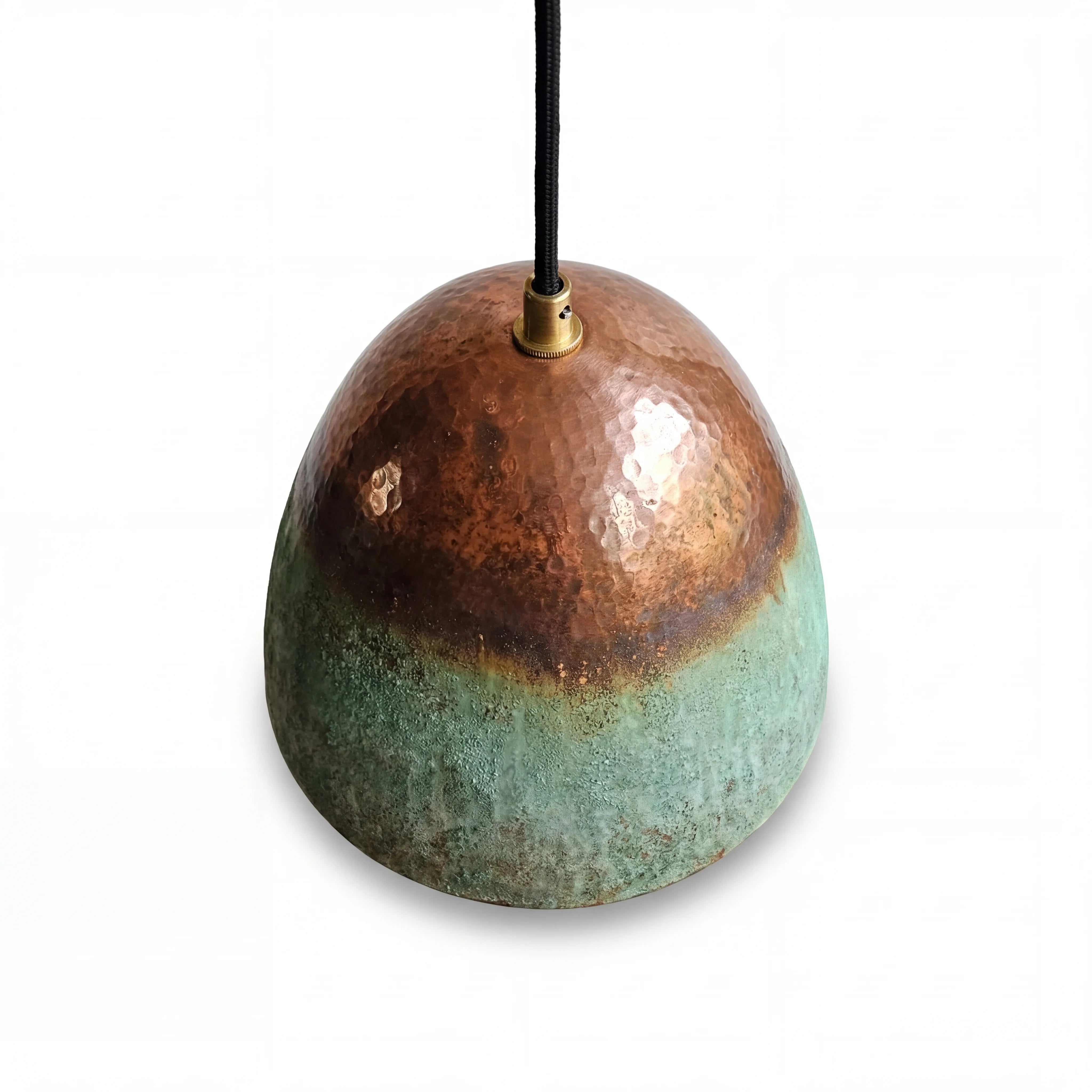 Veda Hammered Copper Pendant Lamp