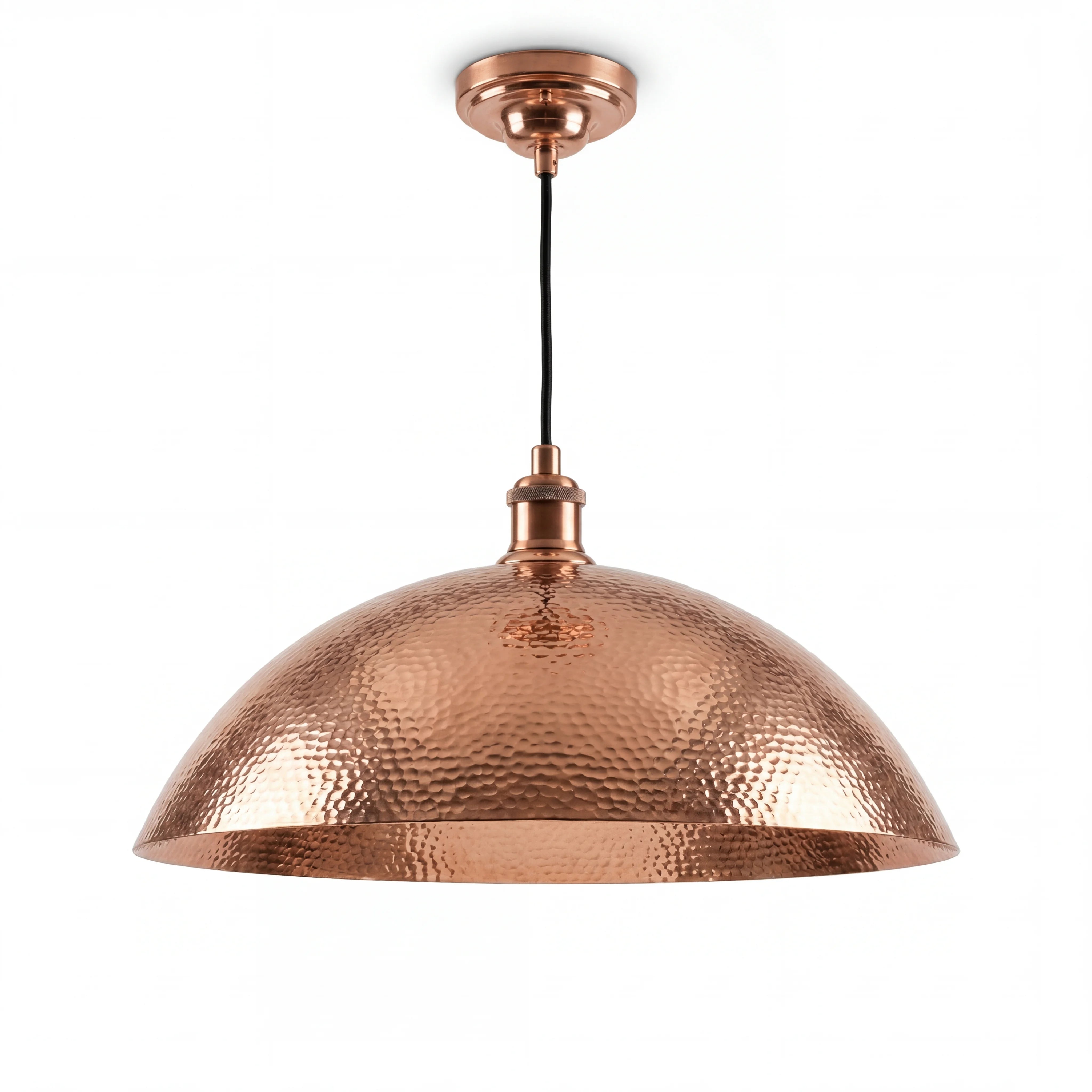 Doma Hammered Copper Pendant Lamp