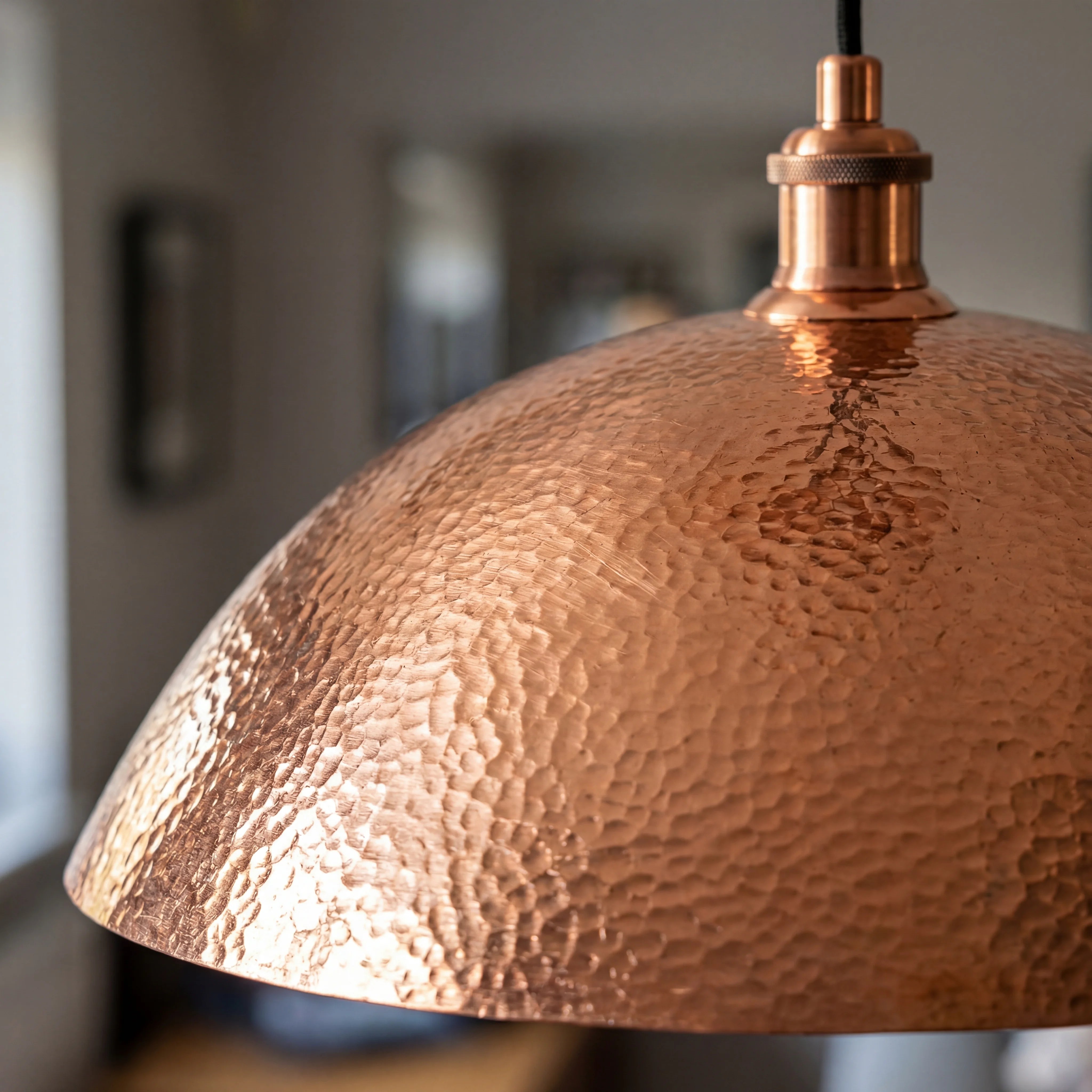 Doma Hammered Copper Pendant Lamp