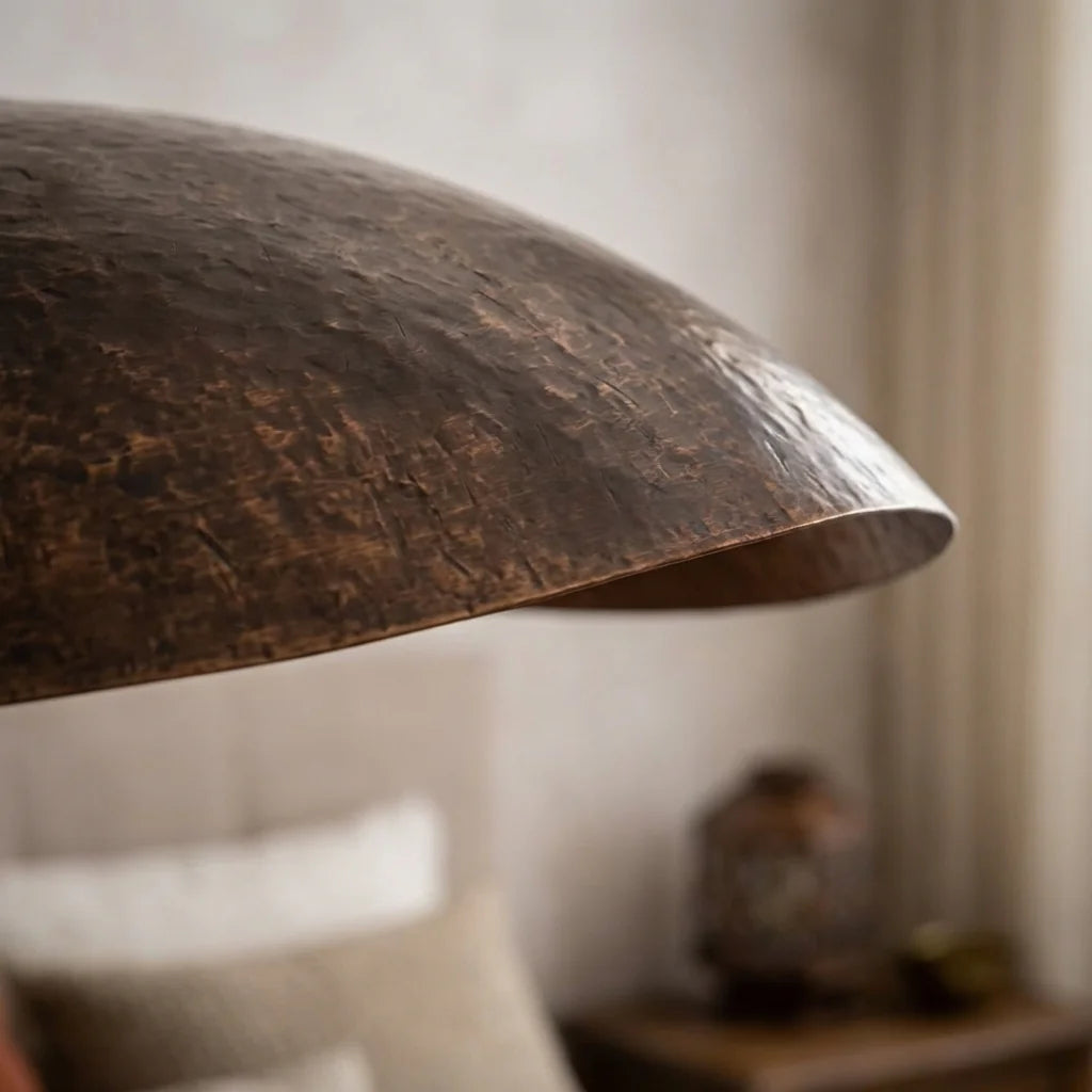 Sola Hammered Copper Pendant Lamp