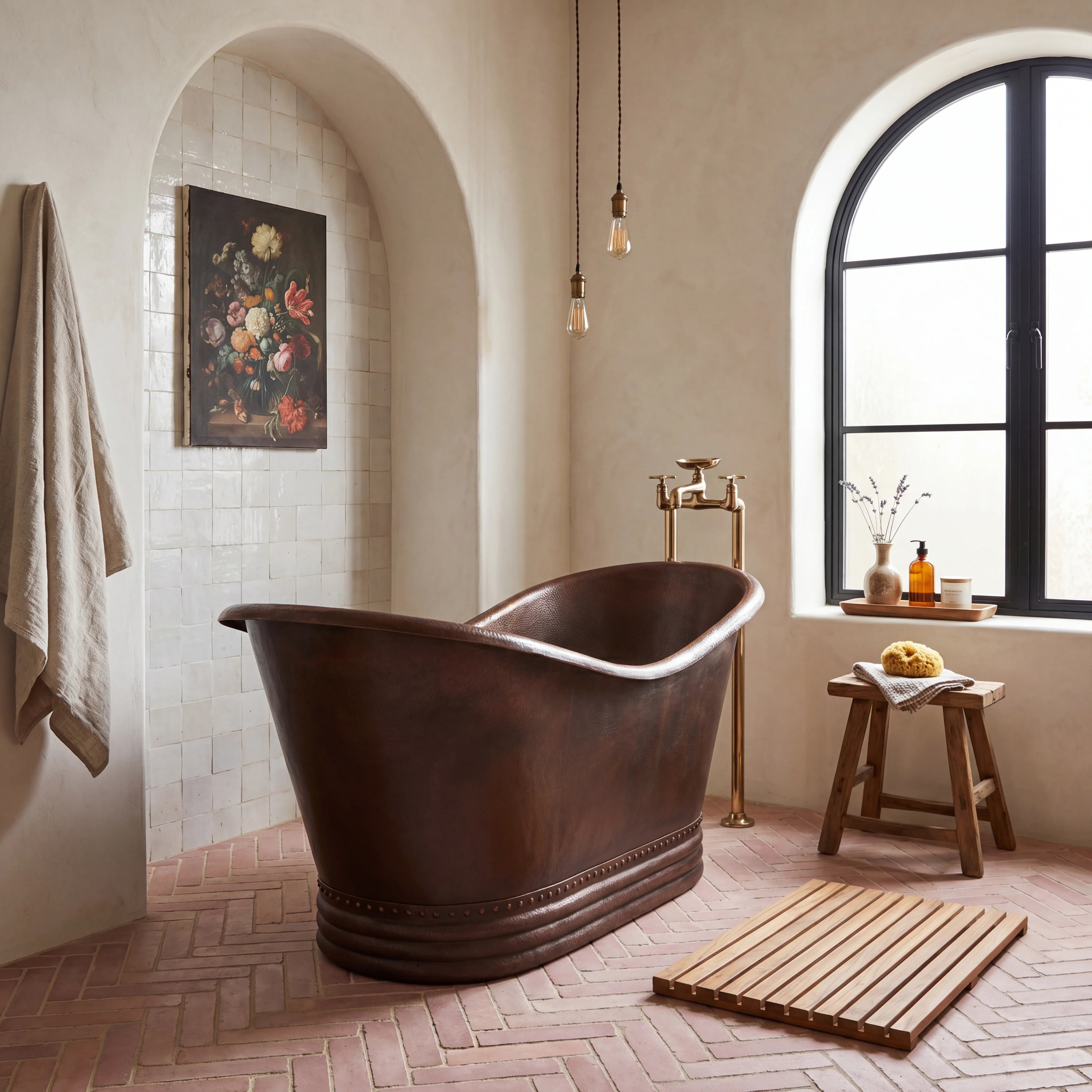 Copper Soaking Bathtub