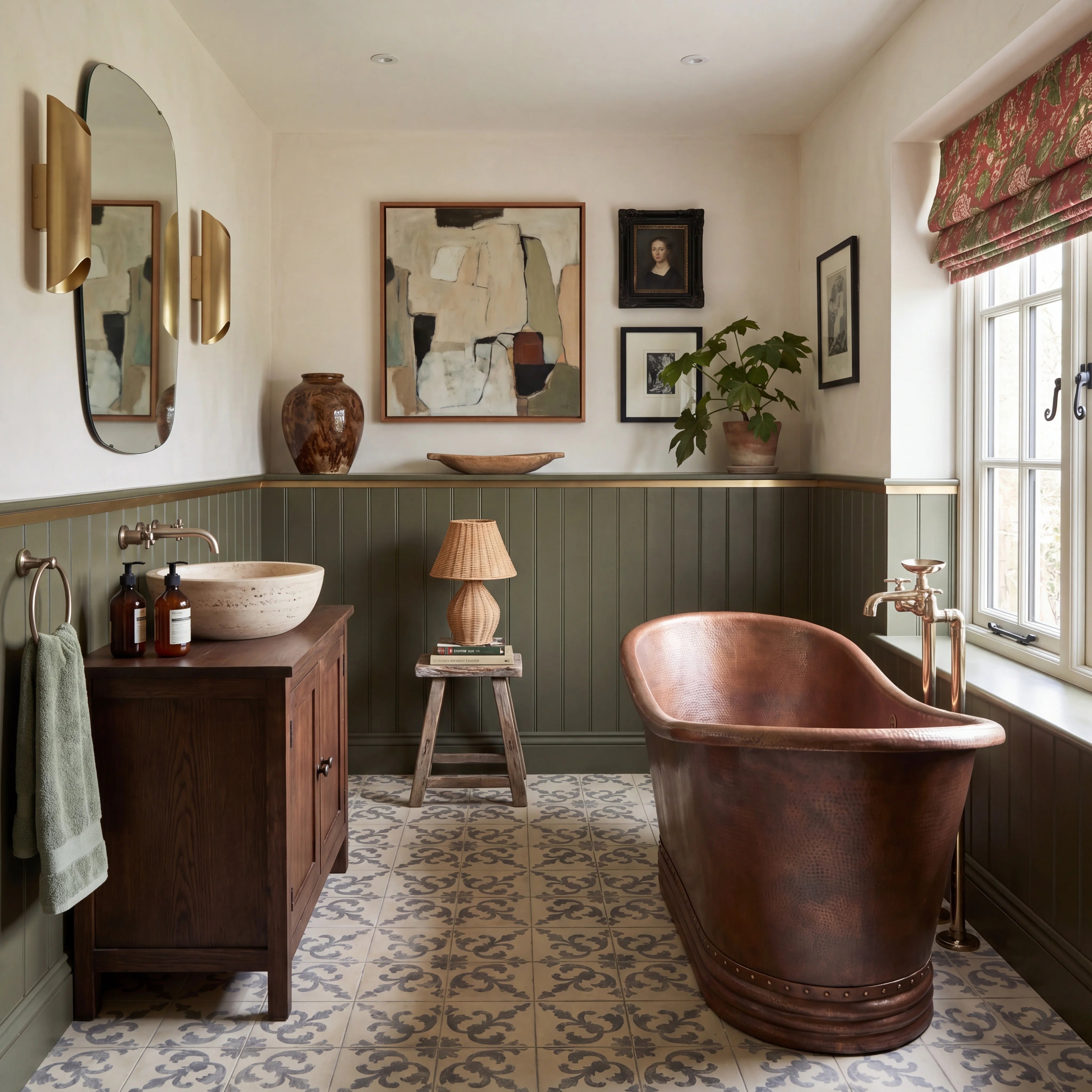 Copper Soaking Bathtub