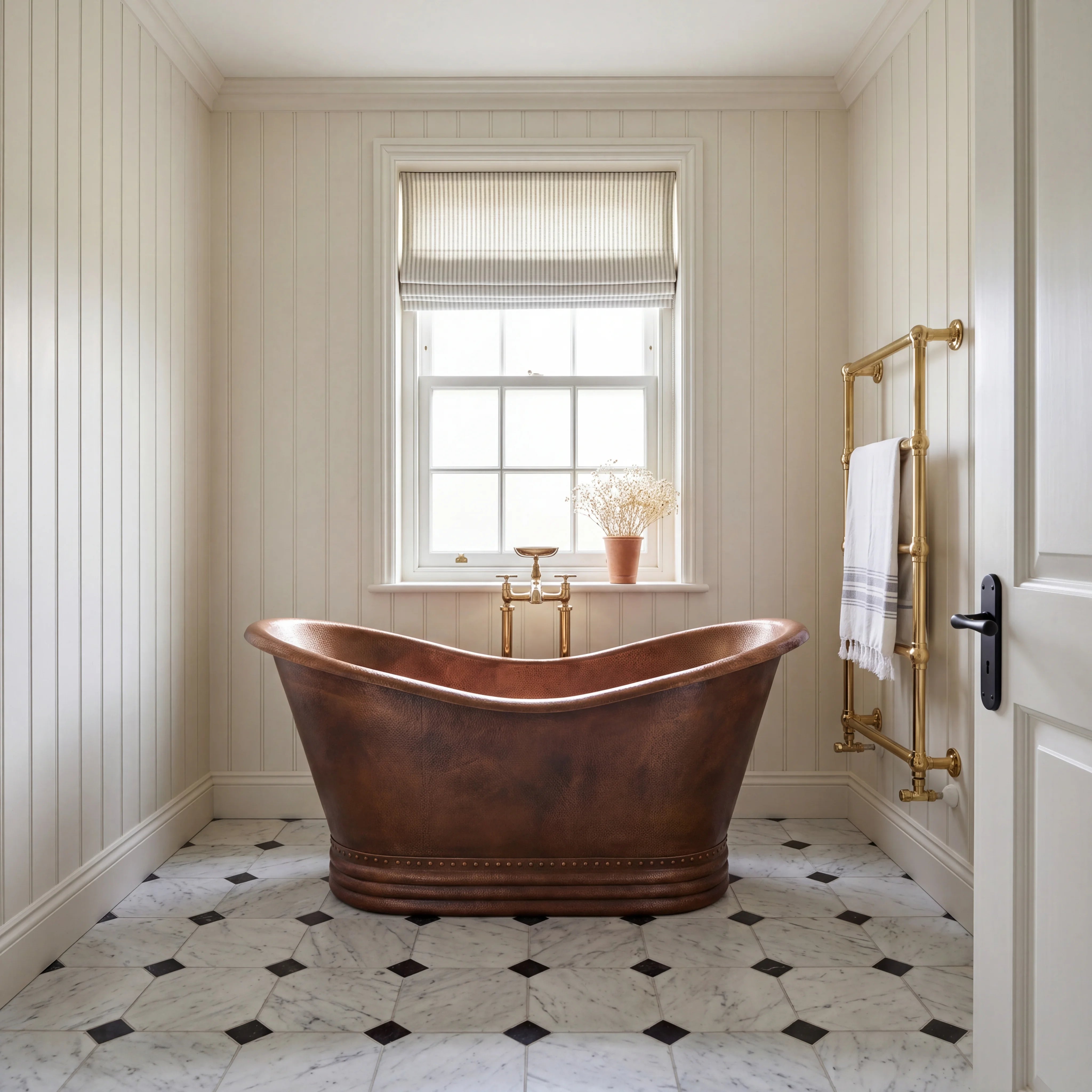 Copper Soaking Bathtub