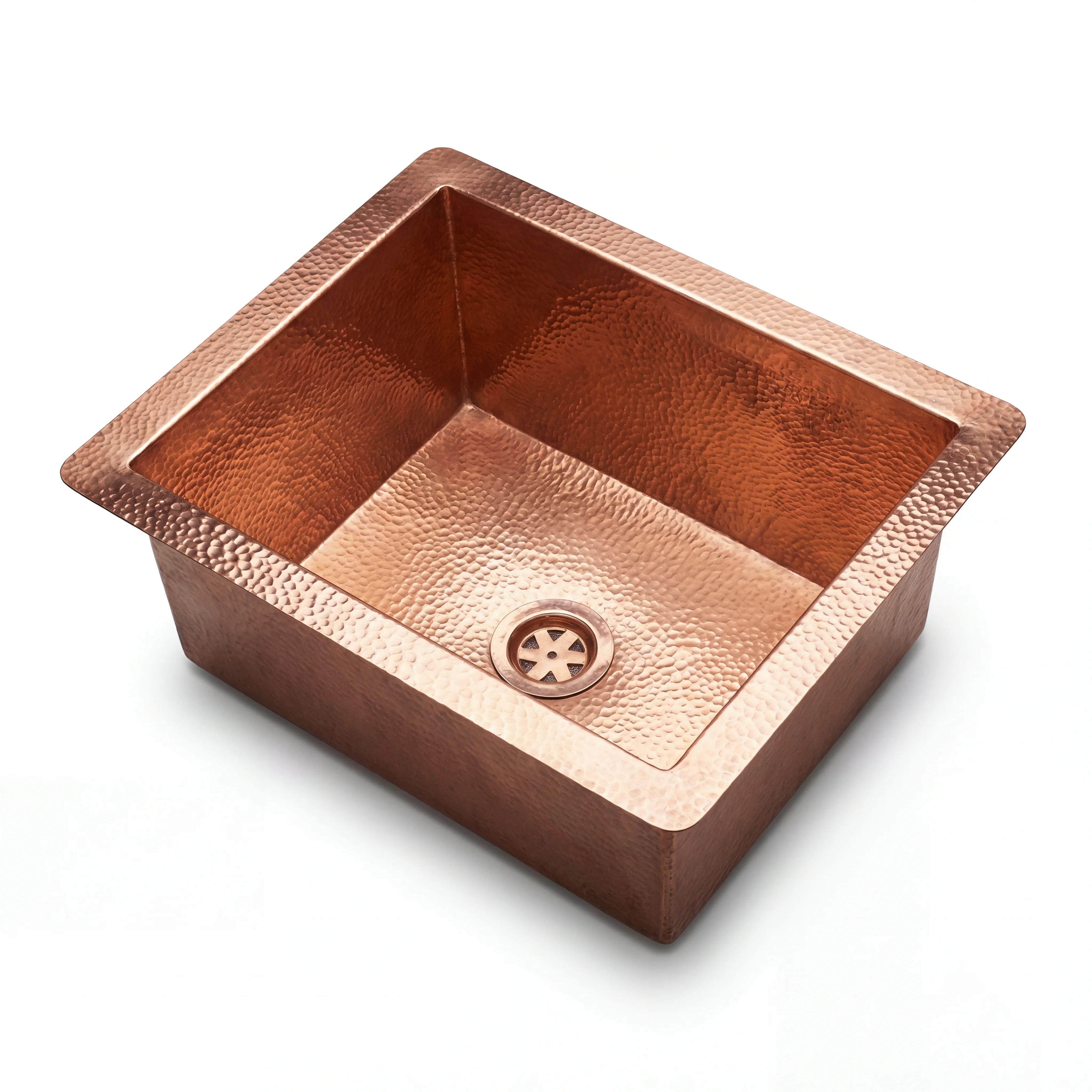 Hammered Copper Undermount Kitchen Sink
