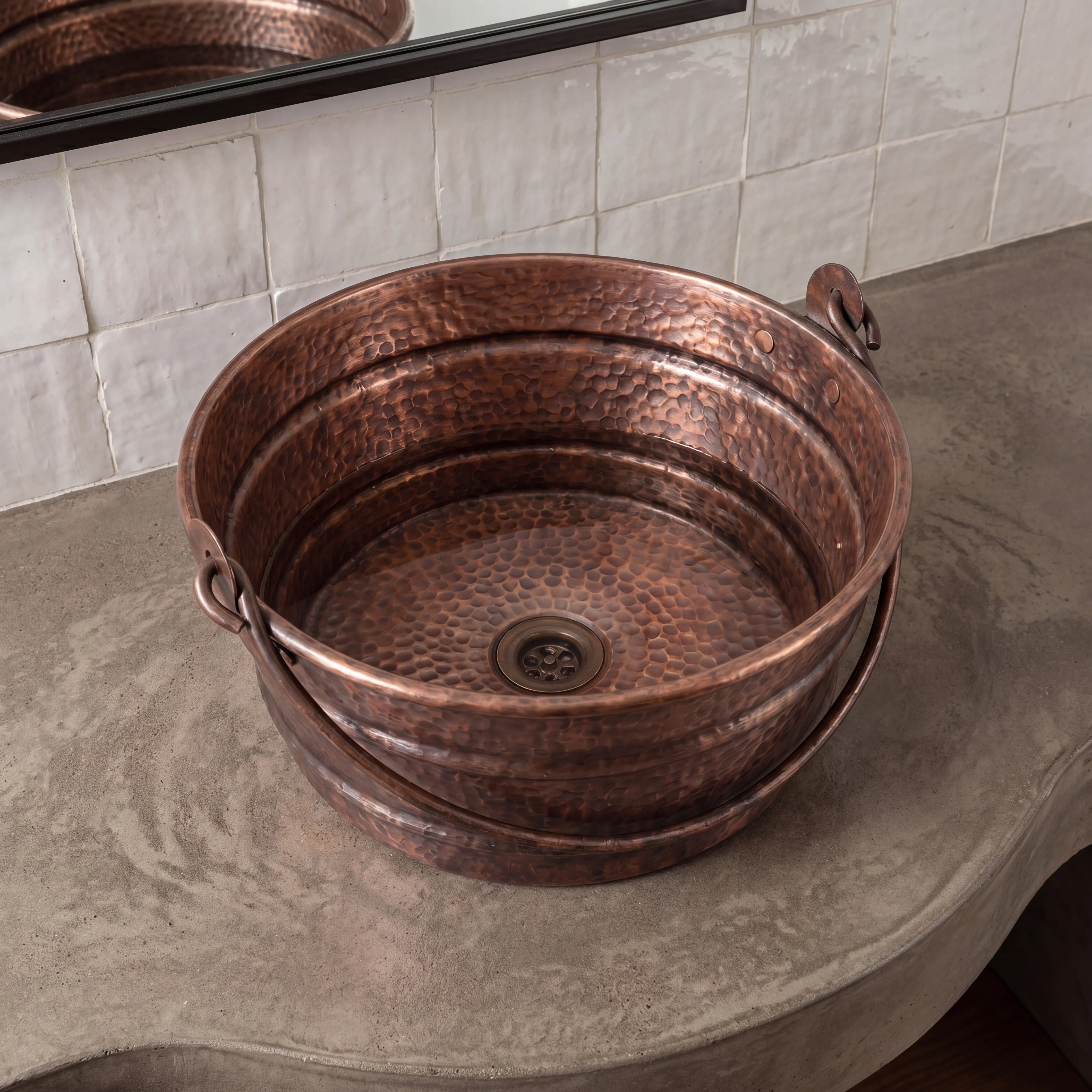 Cask Copper Vessel Sink