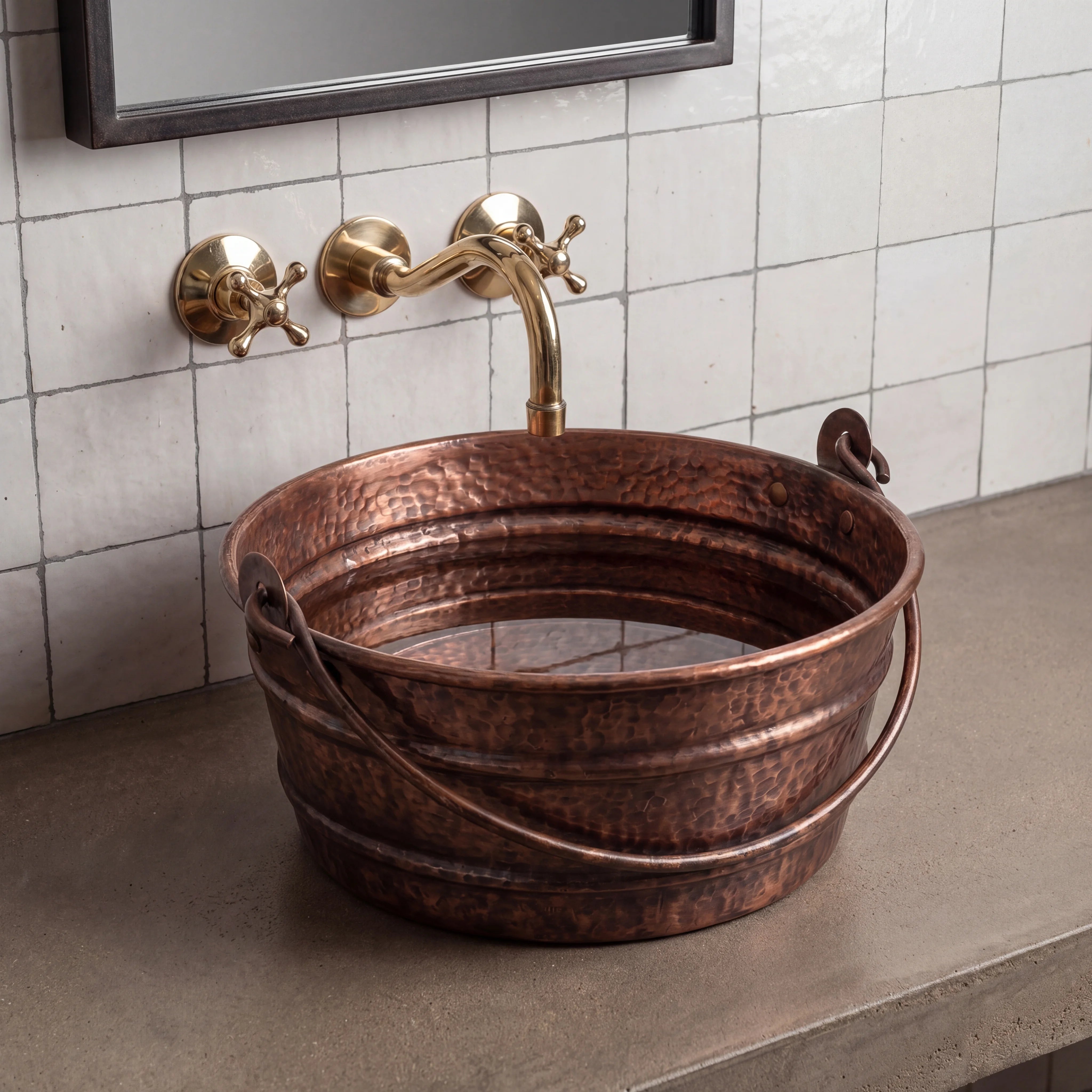 Cask Copper Vessel Sink