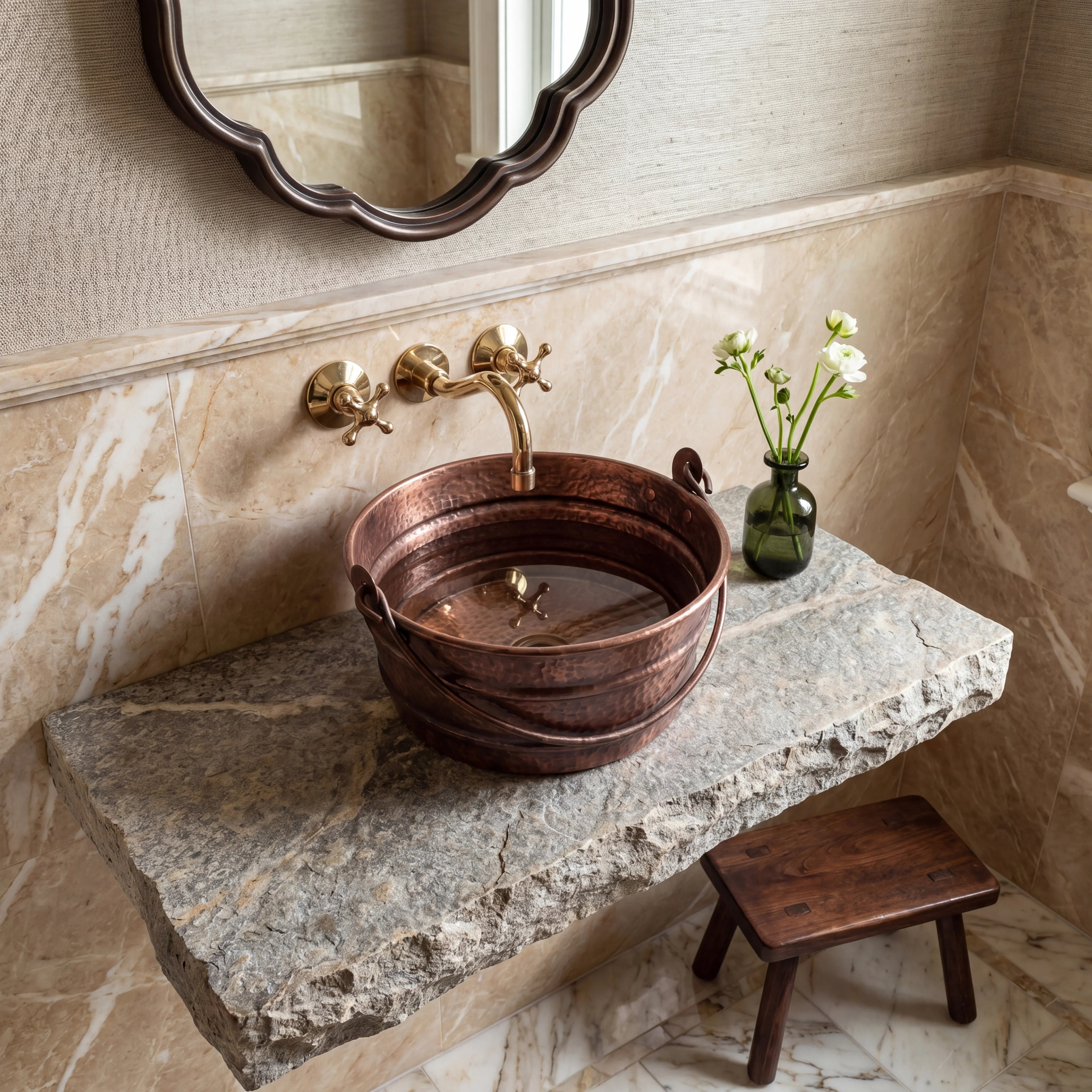 Cask Copper Vessel Sink