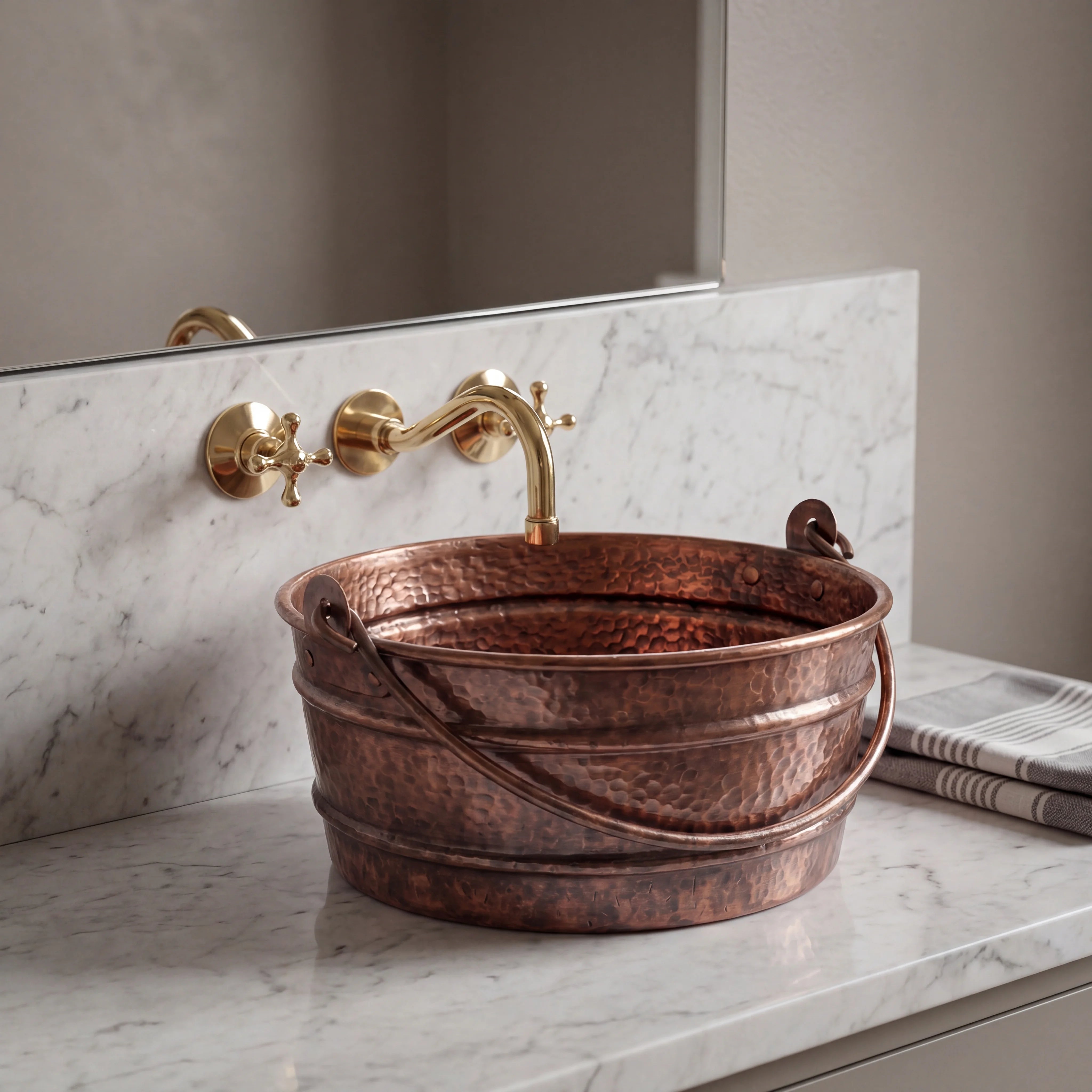 Cask Copper Vessel Sink
