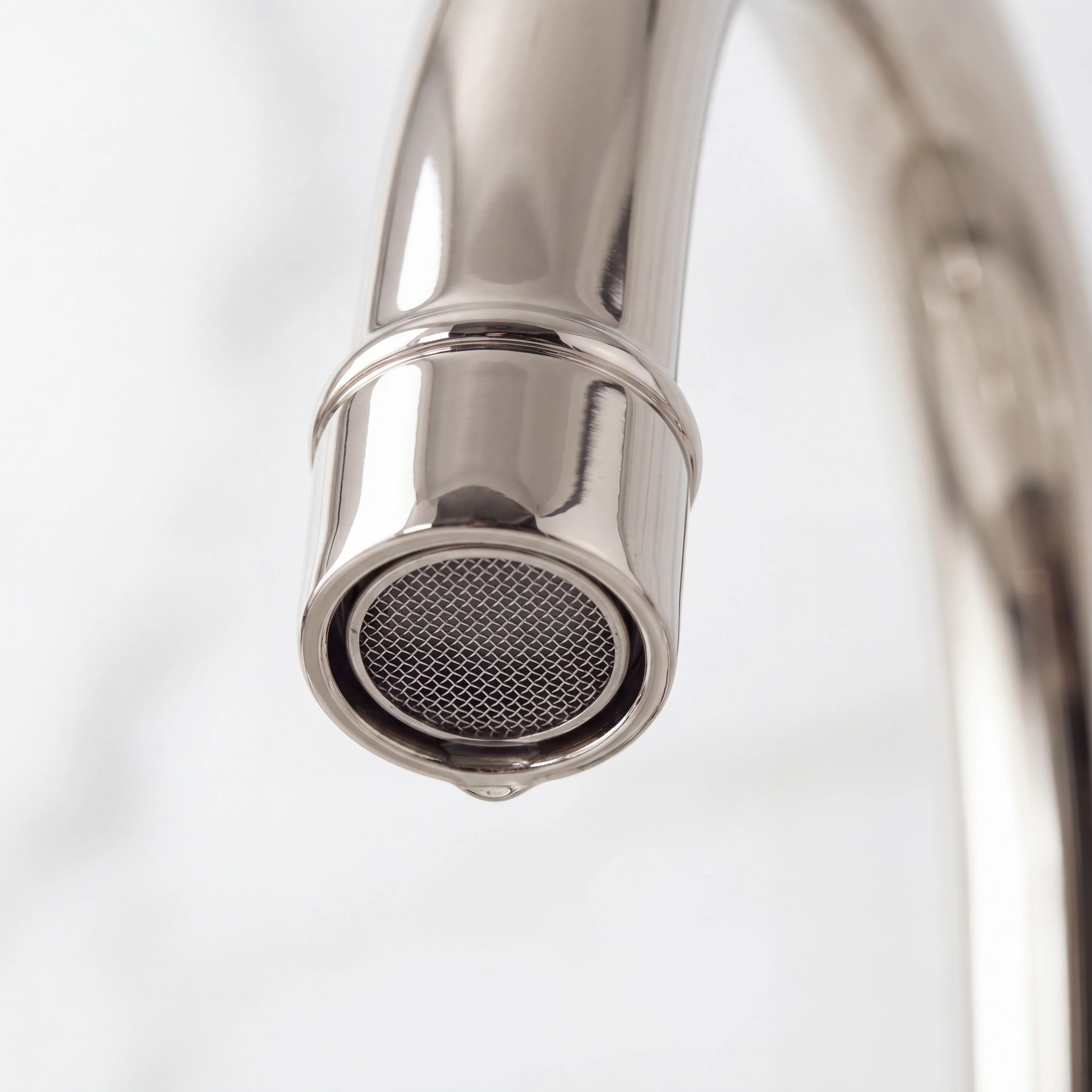 Polished Nickel Bridge Kitchen Faucet