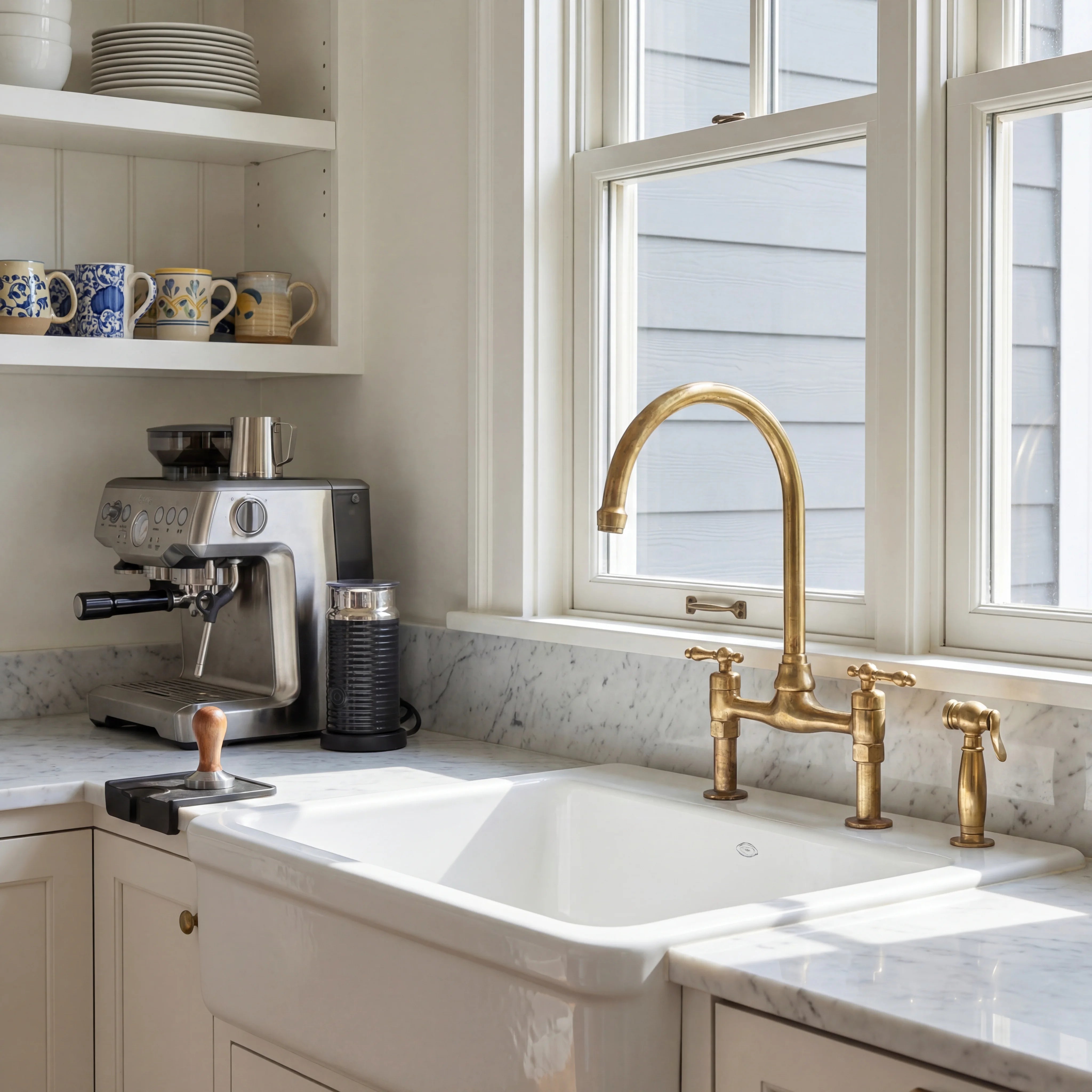 Lora Brass Bridge Faucet
