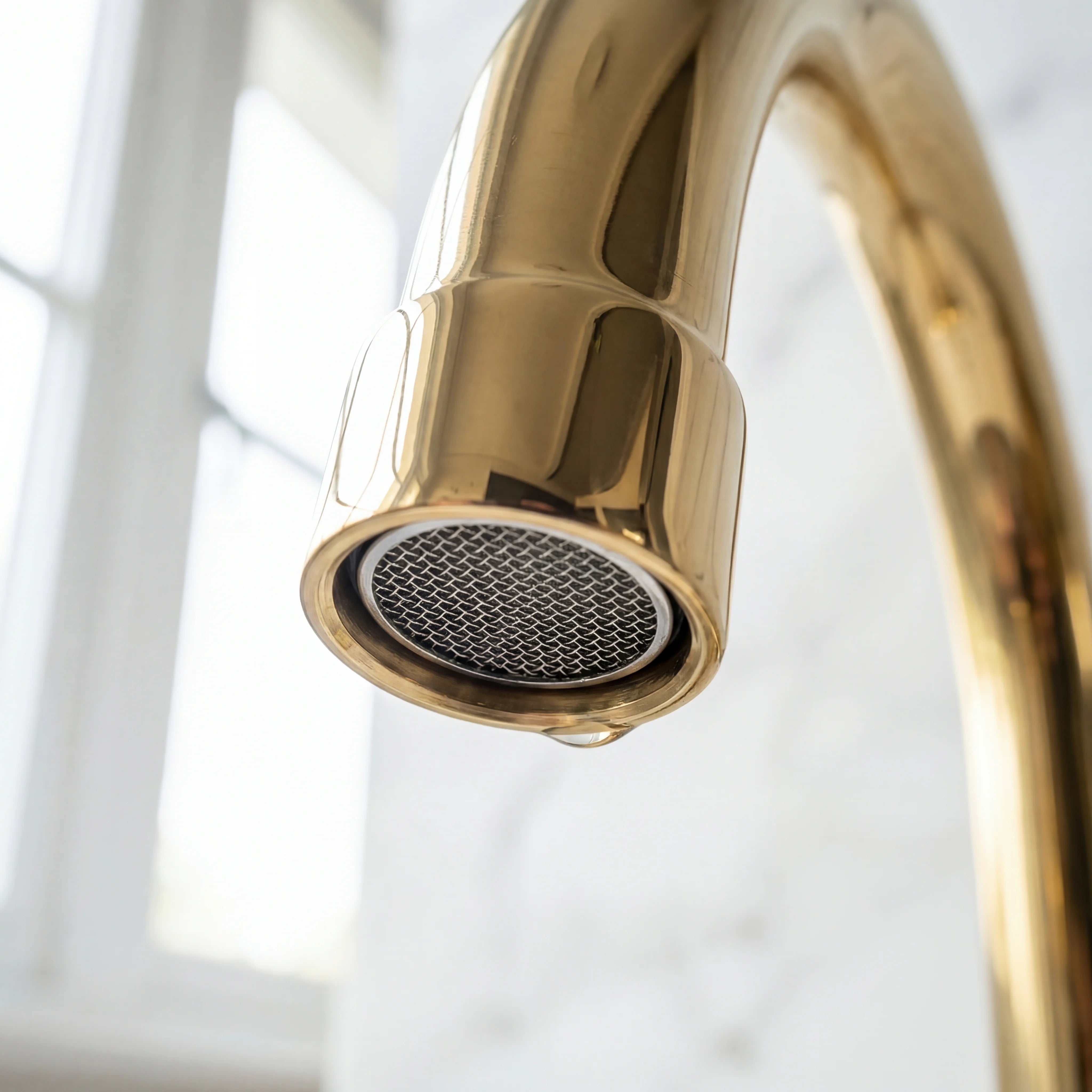 Dova Brass Bridge Kitchen Faucet