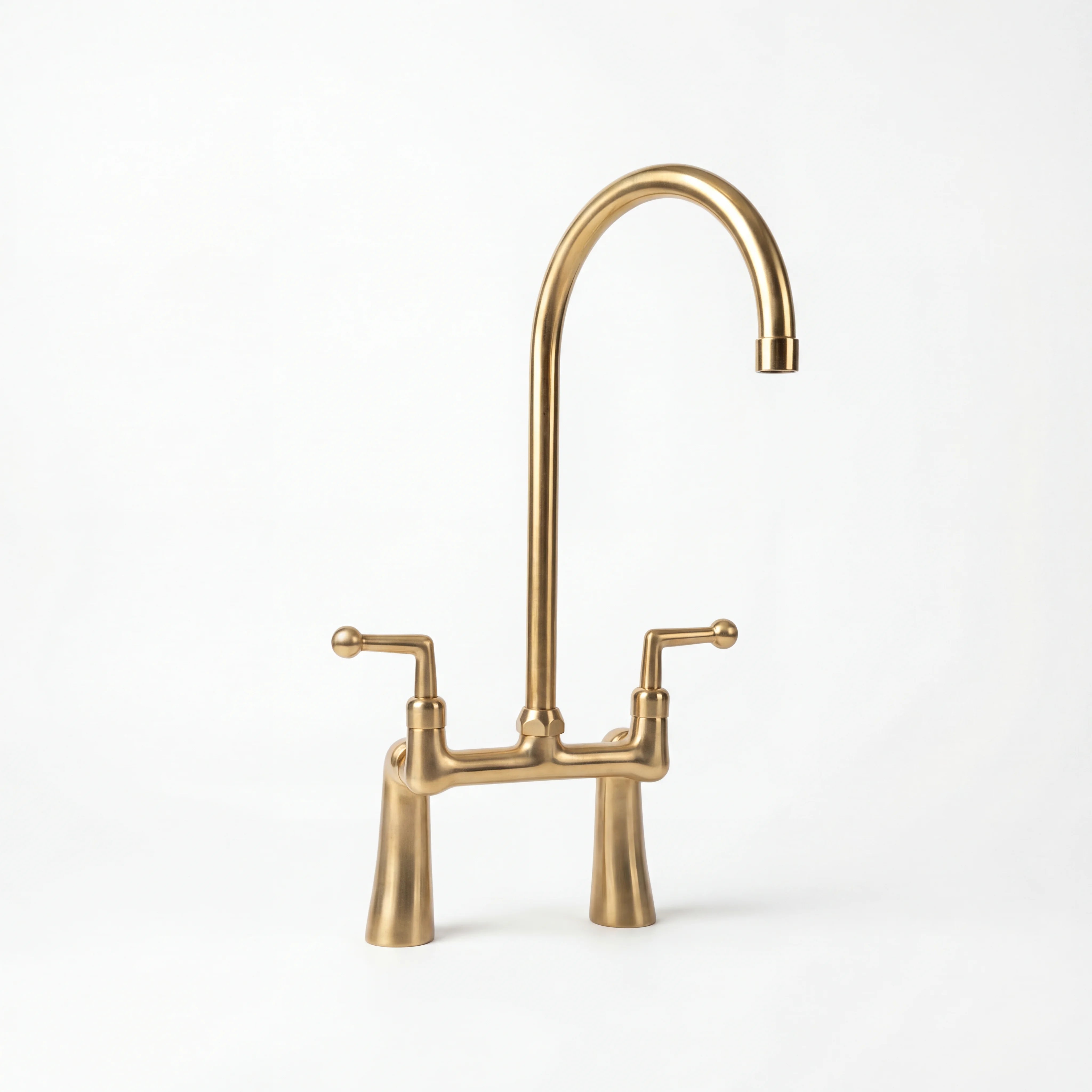 Dova Brass Bridge Kitchen Faucet