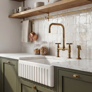 Nodo Bridge Brass Kitchen Faucet