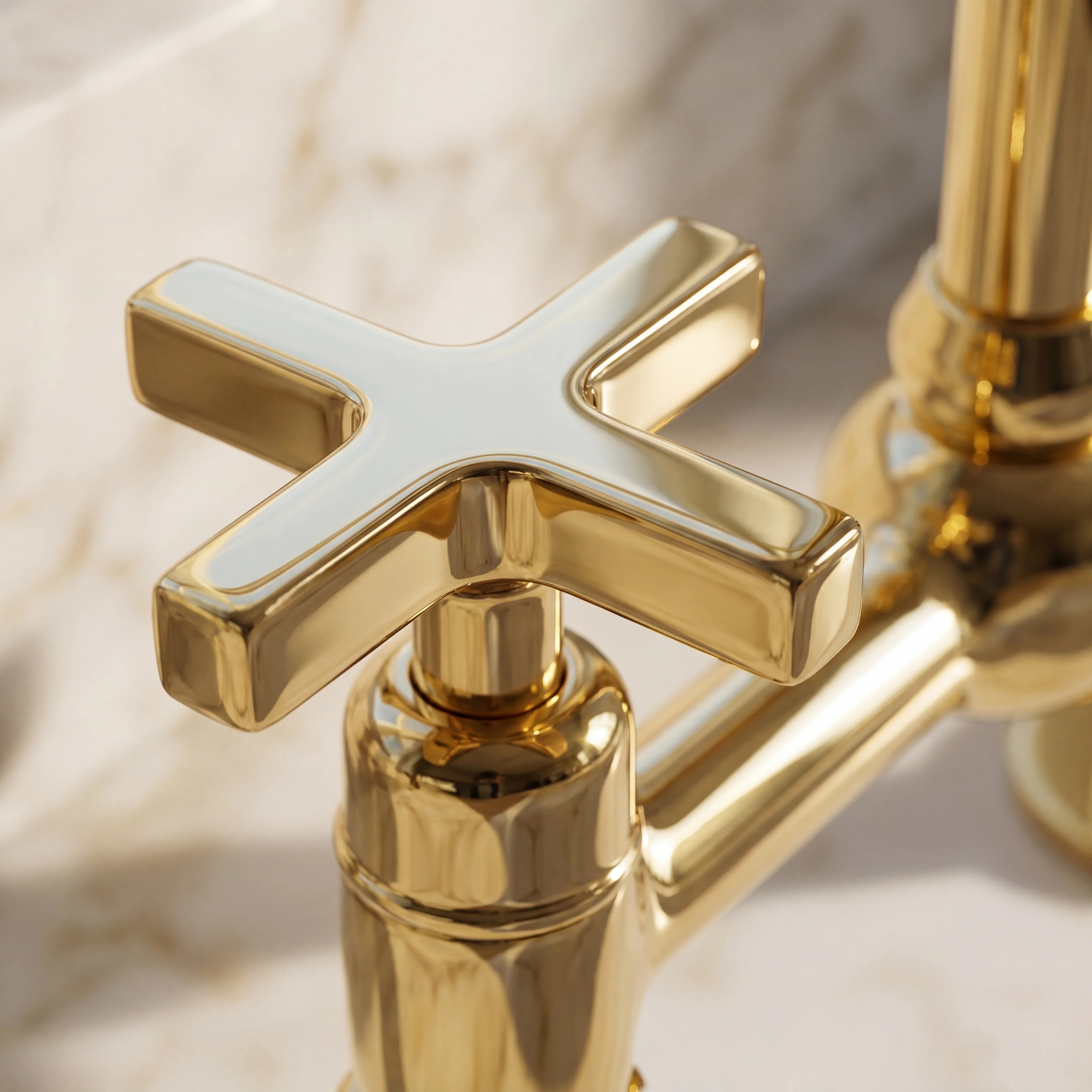 Nodo Bridge Brass Kitchen Faucet