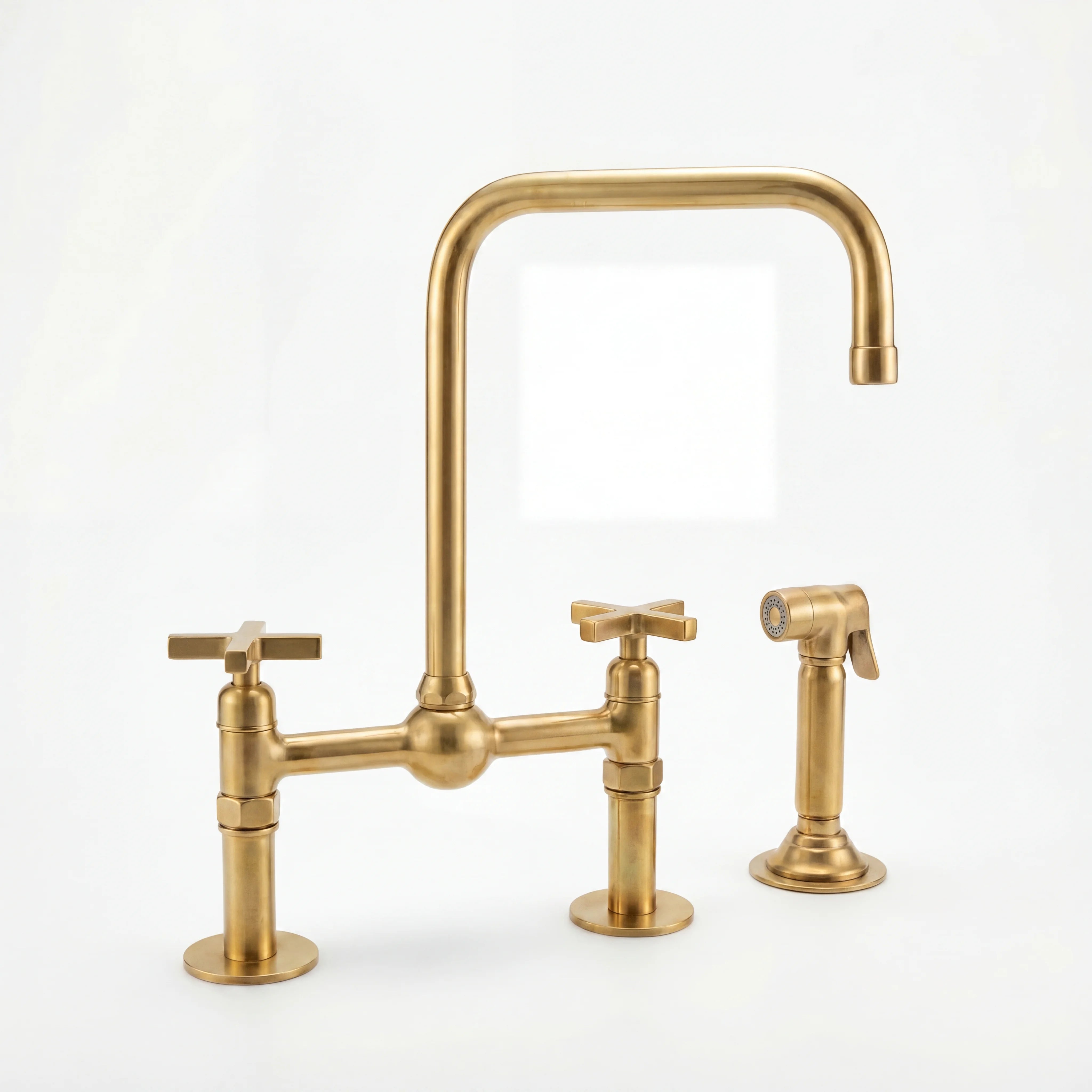Nodo Bridge Brass Kitchen Faucet