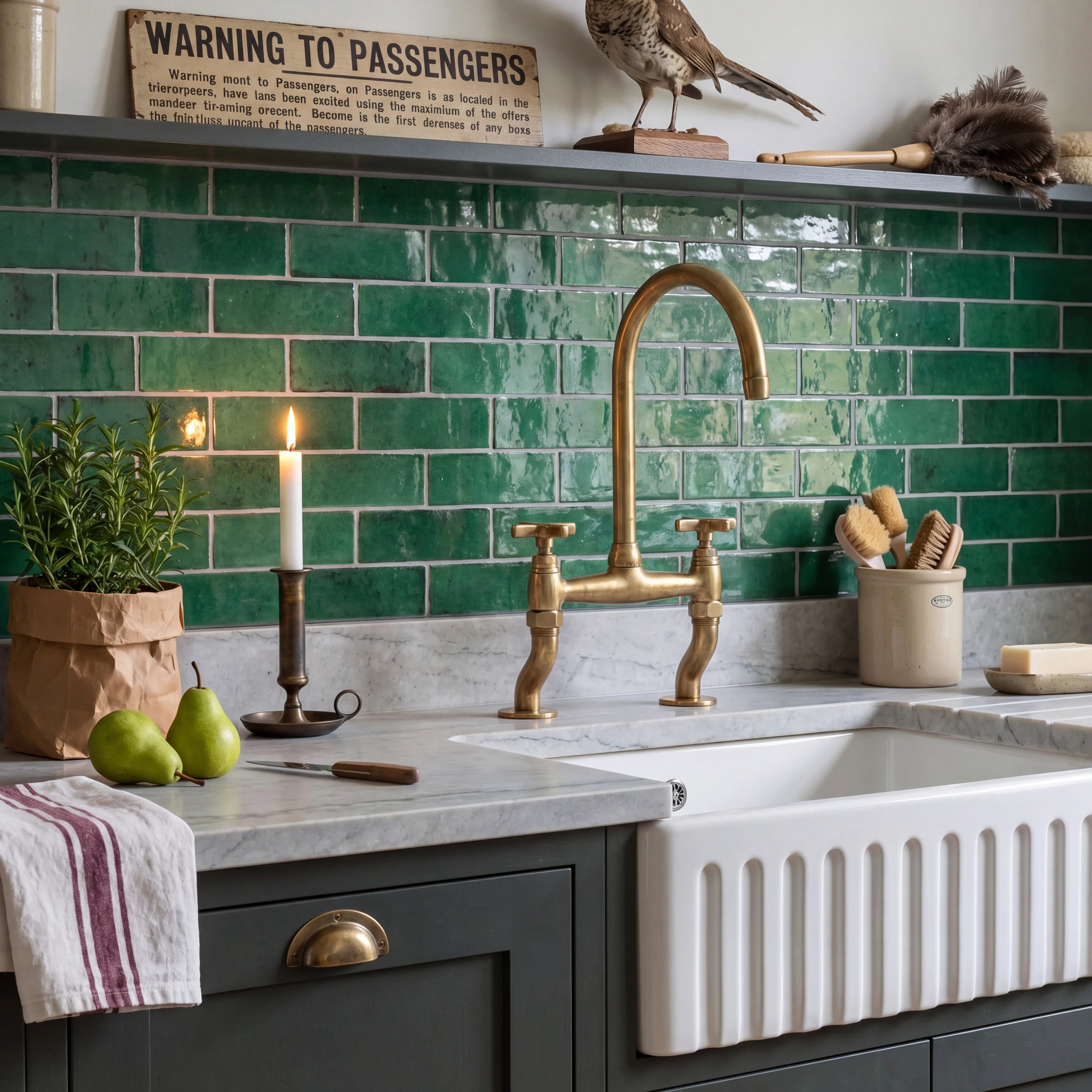 Valo Brass Bridge Faucet