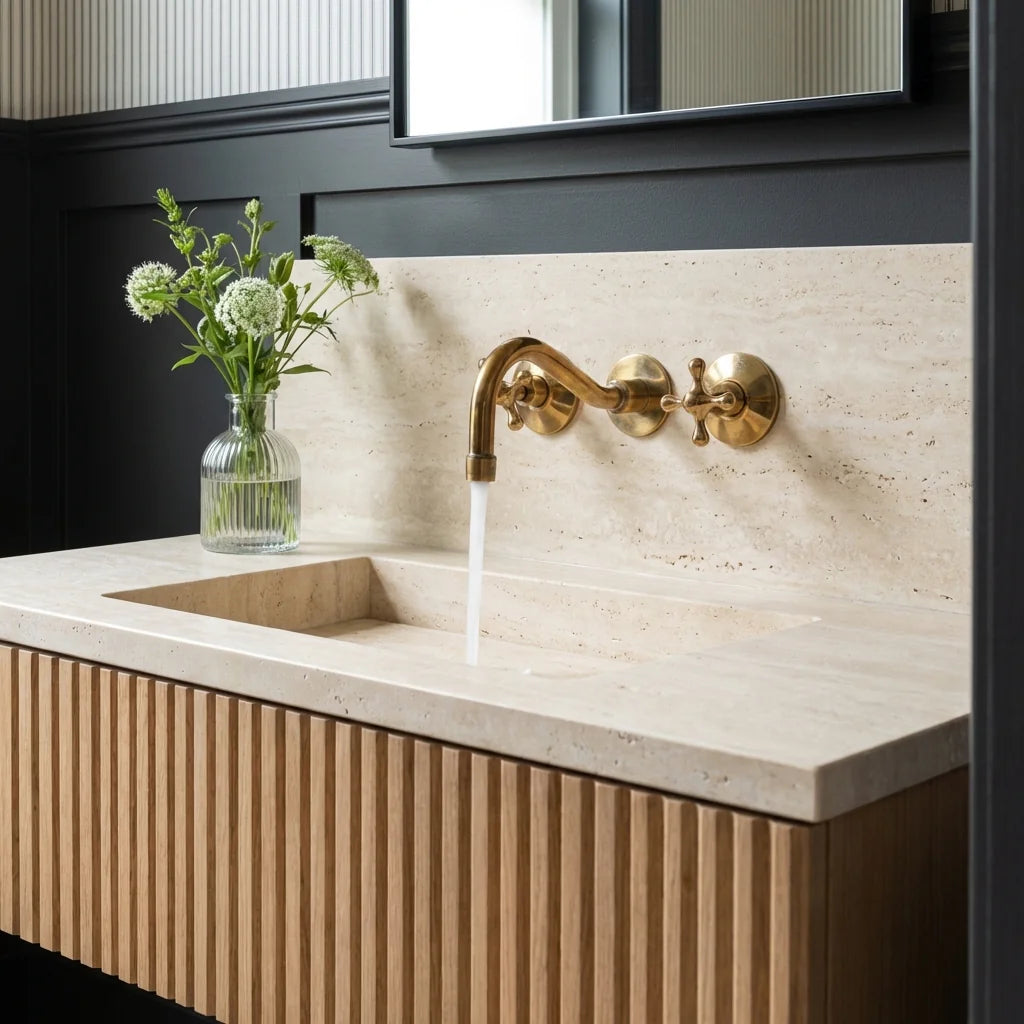 Mura Wall Mount Bathroom Faucet