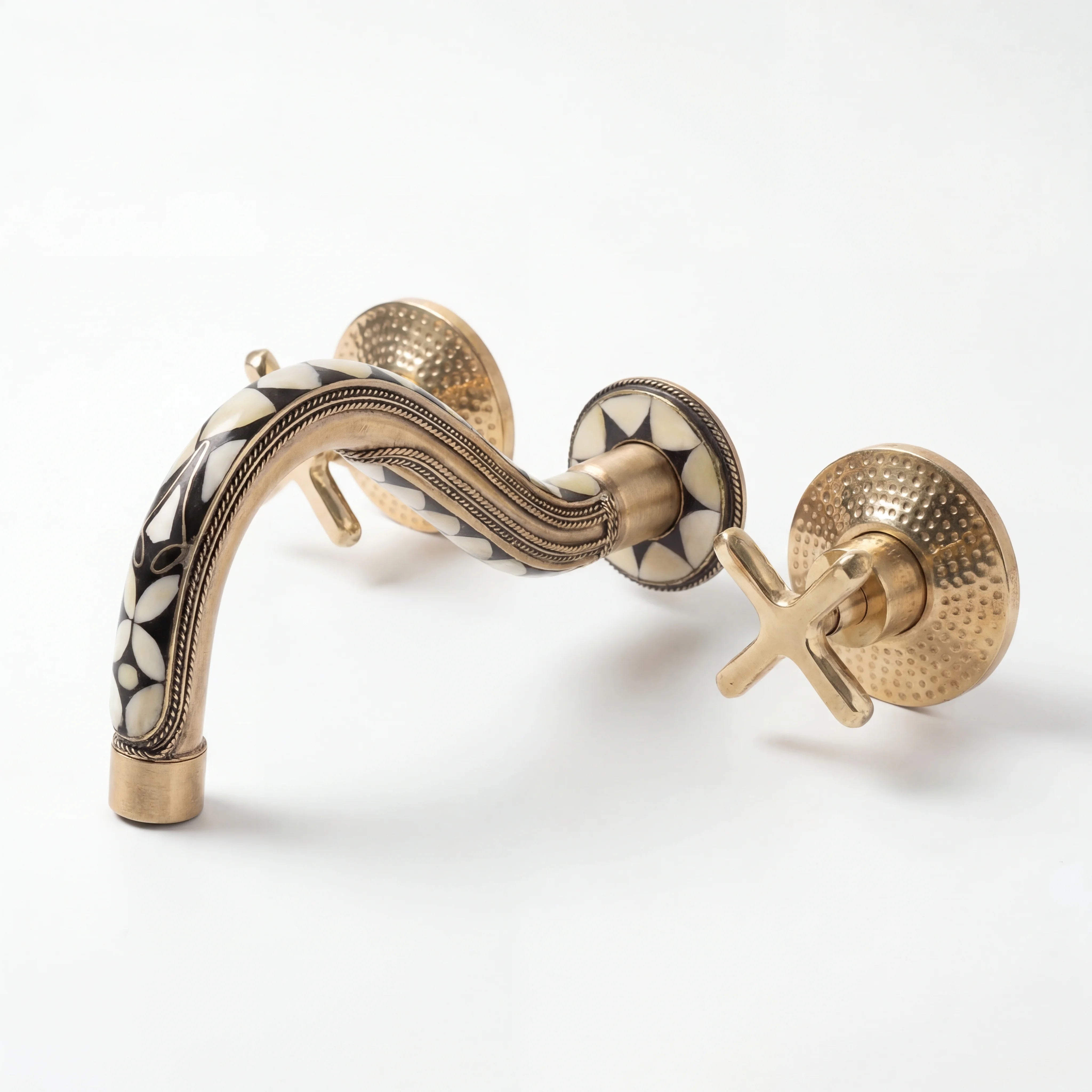Zawa 3-Hole Wall Mount Bathroom Faucet