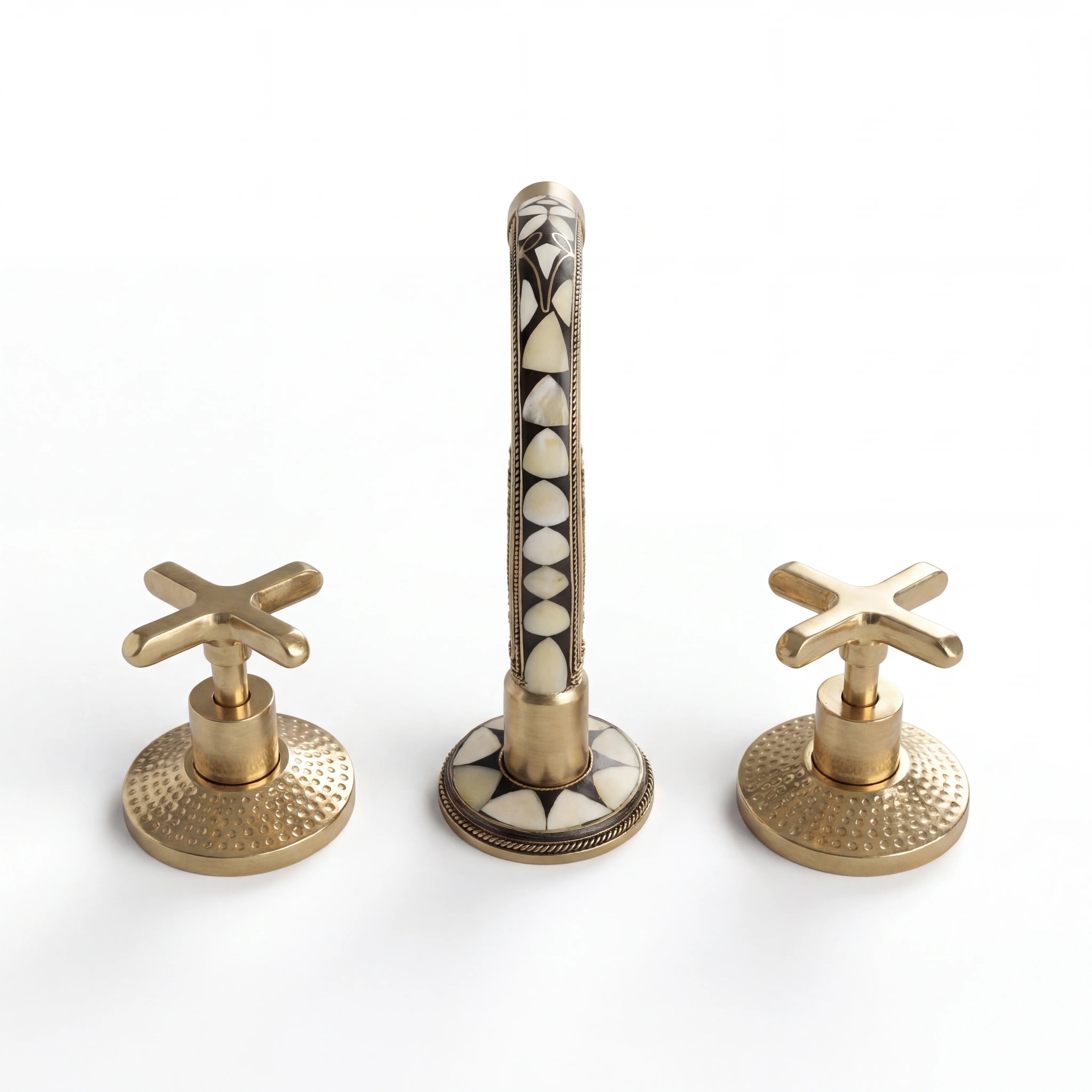 Zawa 3-Hole Wall Mount Bathroom Faucet