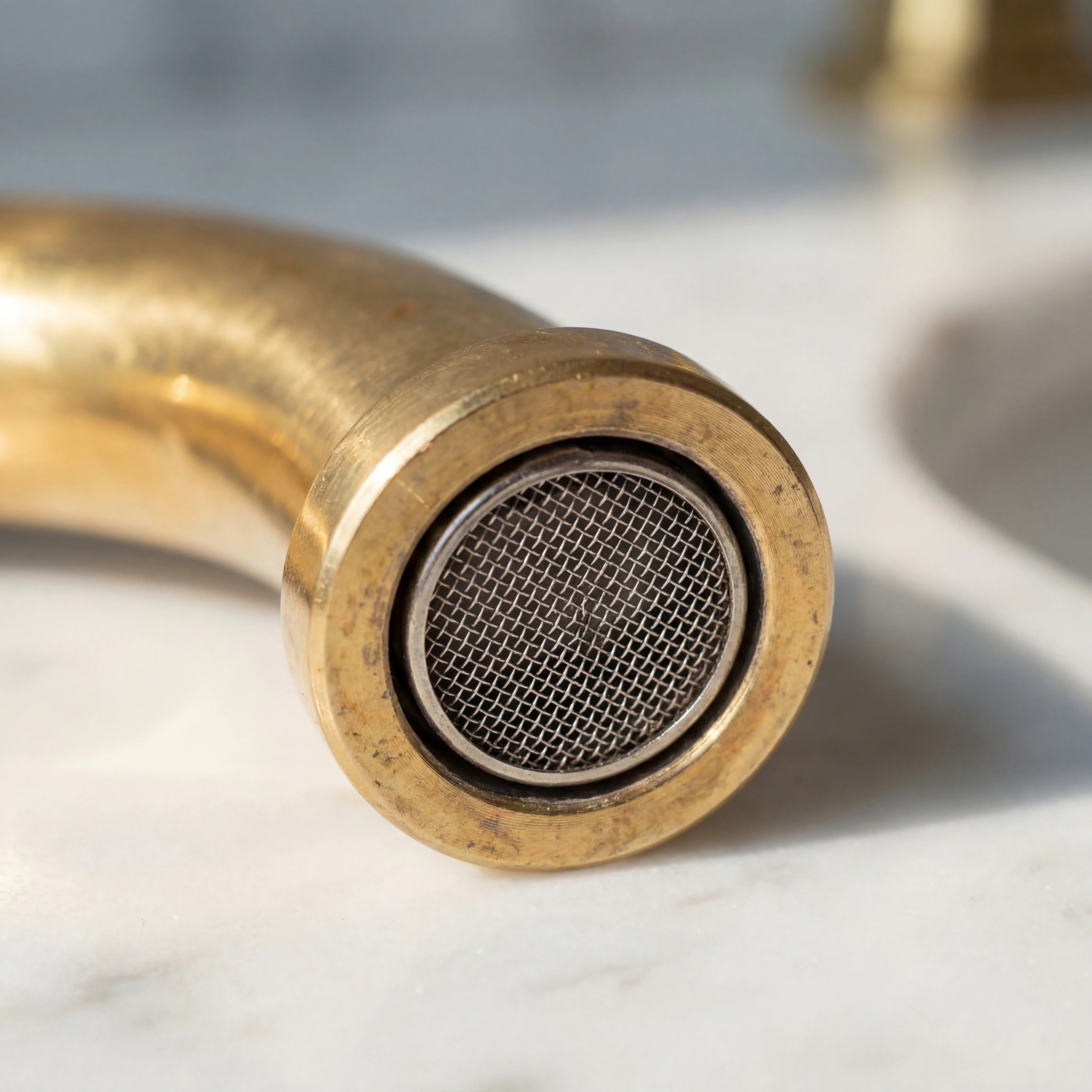 Brass Wall Mount 3-Hole Bathroom Faucet