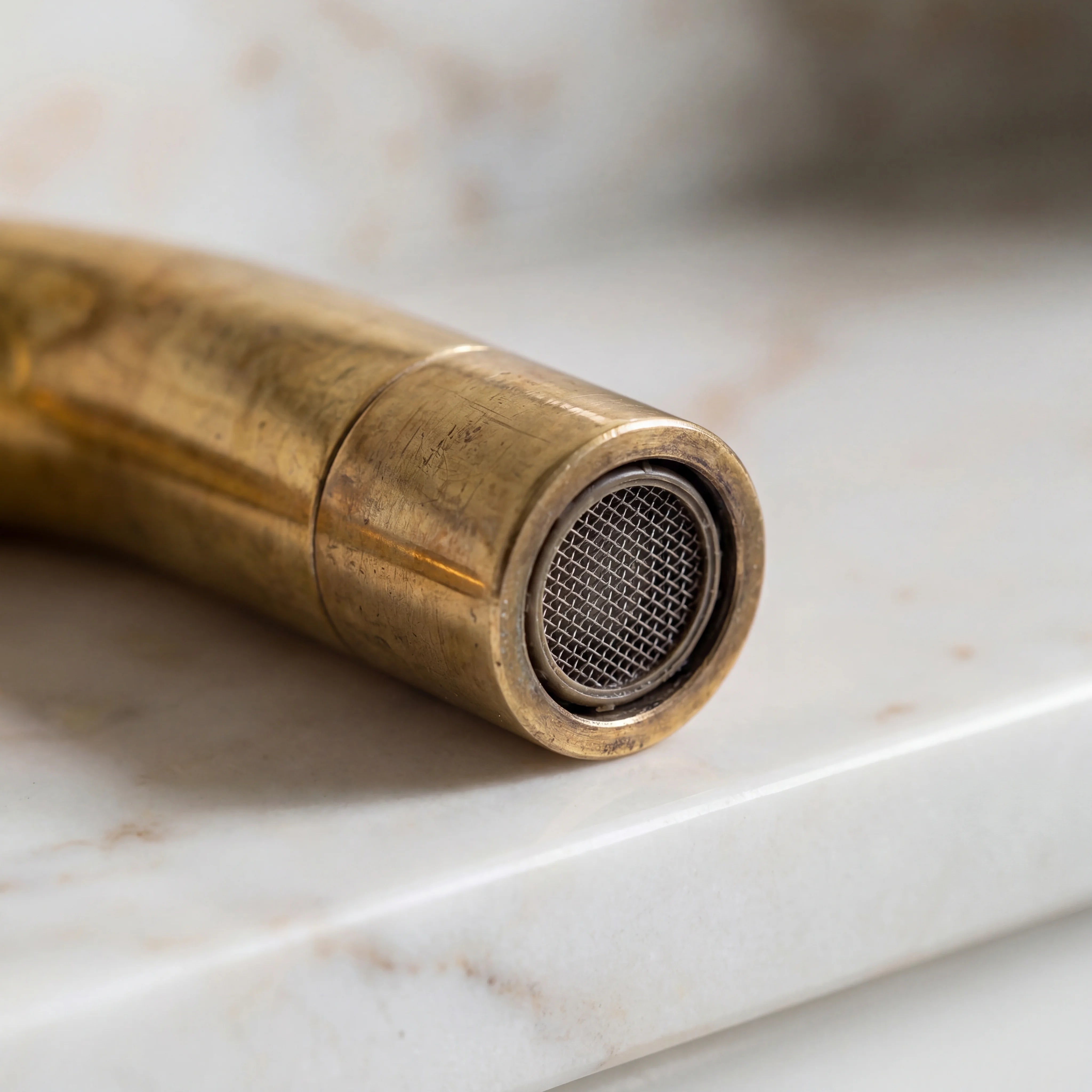 Brass Widespread 3-Hole Bathroom Faucet