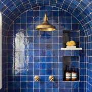 Brass Victorian Bell Rain Head Concealed Shower System