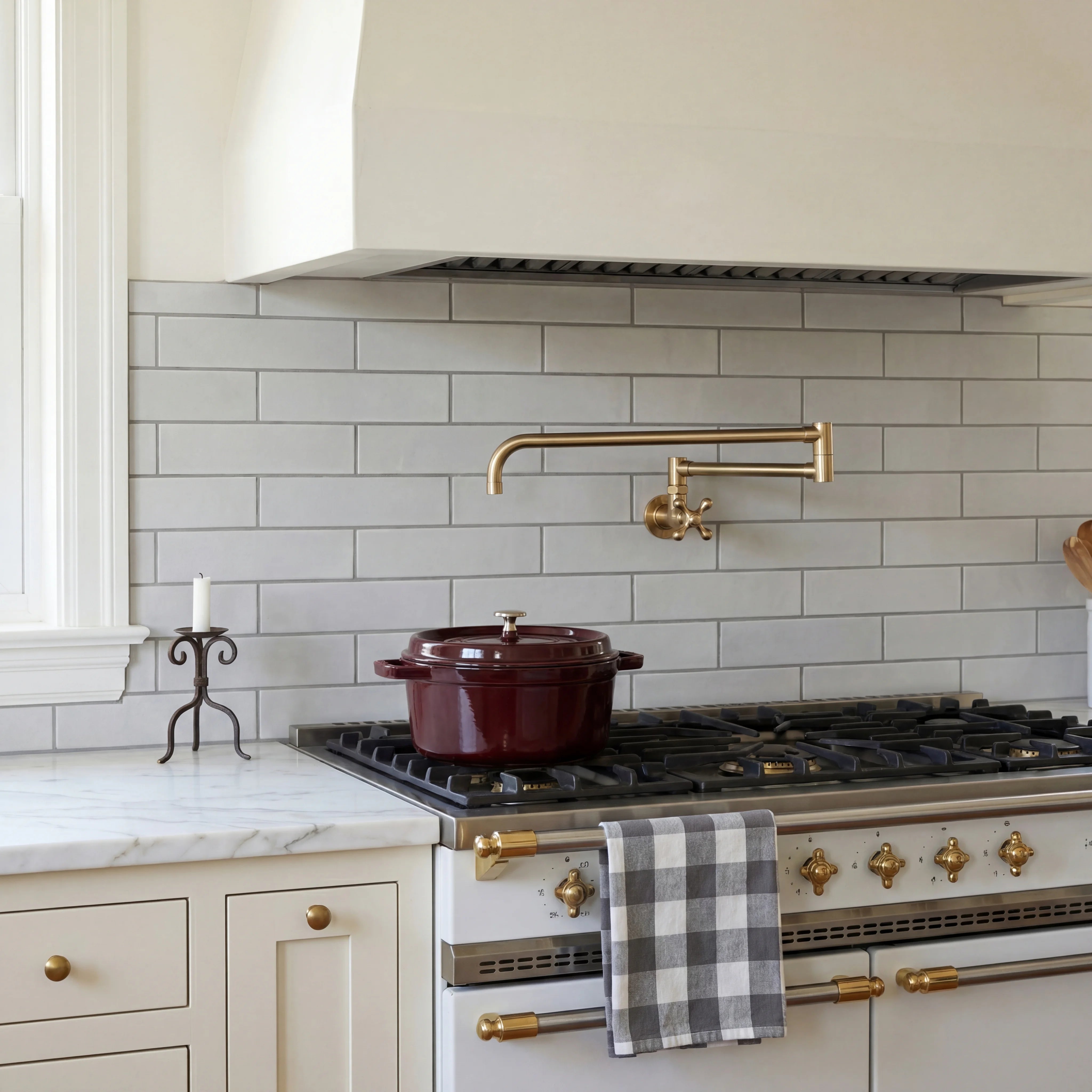 Lungo Brass Pot Filler