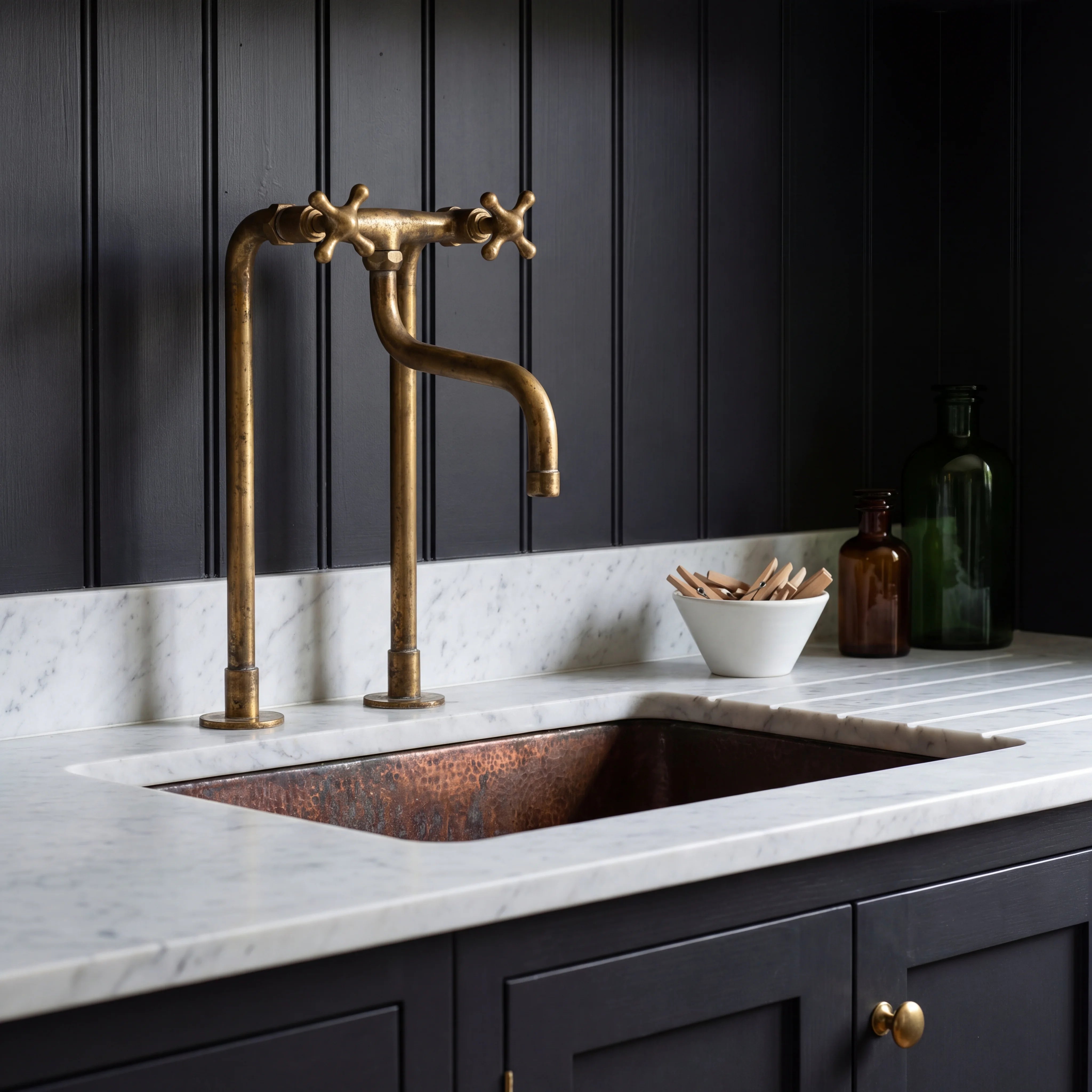 Riser Bridge Kitchen Faucet