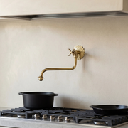 Brass Hand Engraved Pot Filler