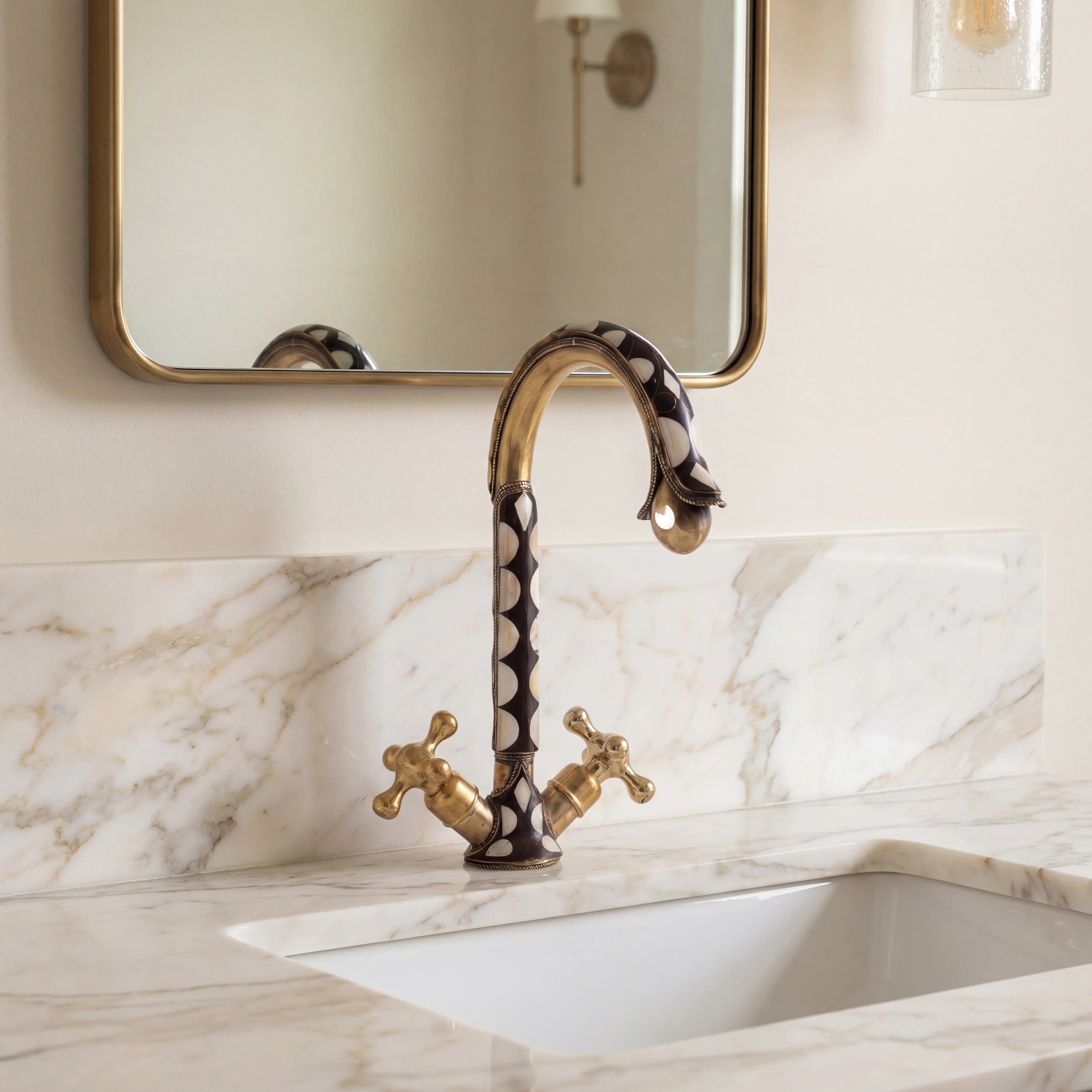 Nomi Single Hole Deck Mount Bathroom Faucet
