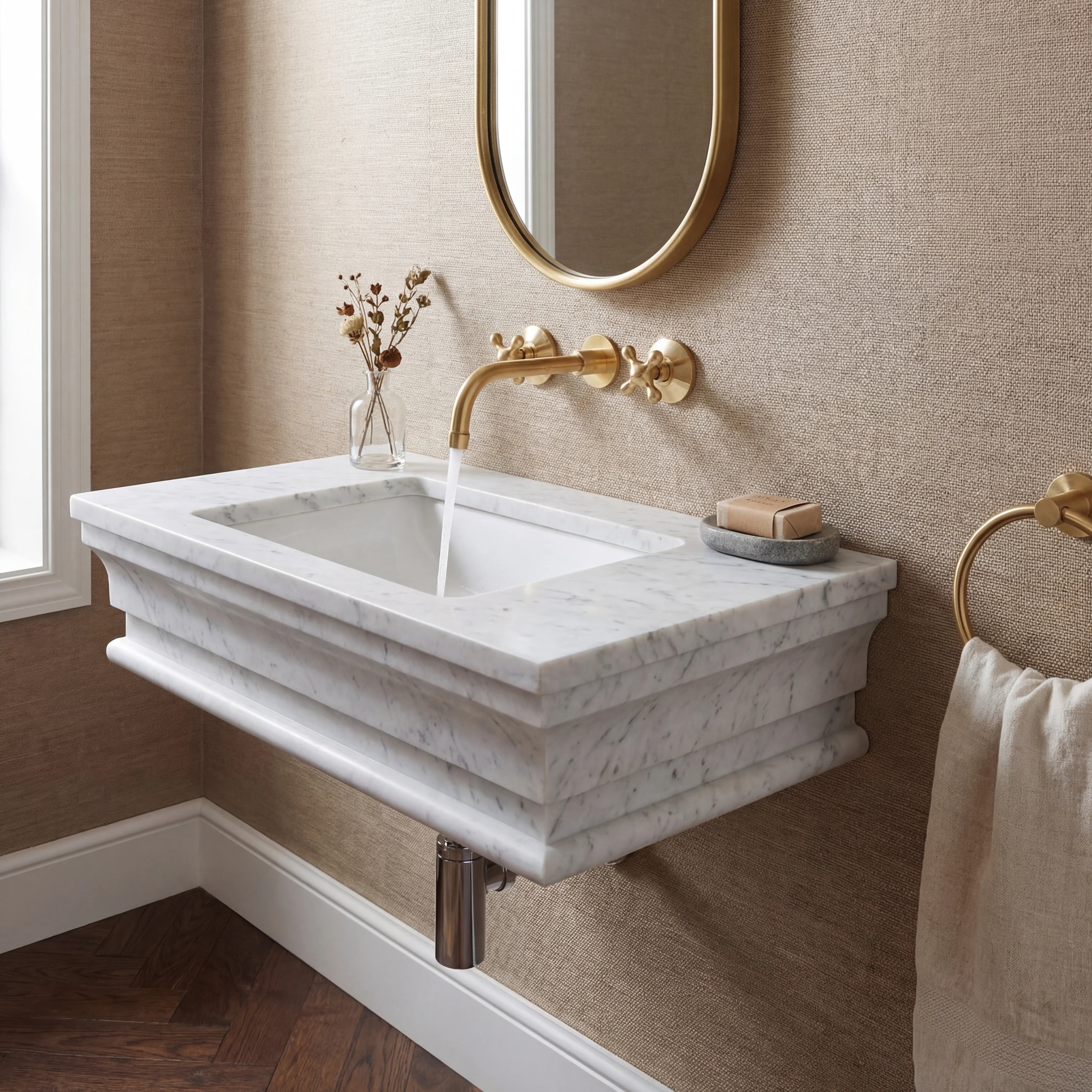 Calla Wall Mount Bathroom Faucet