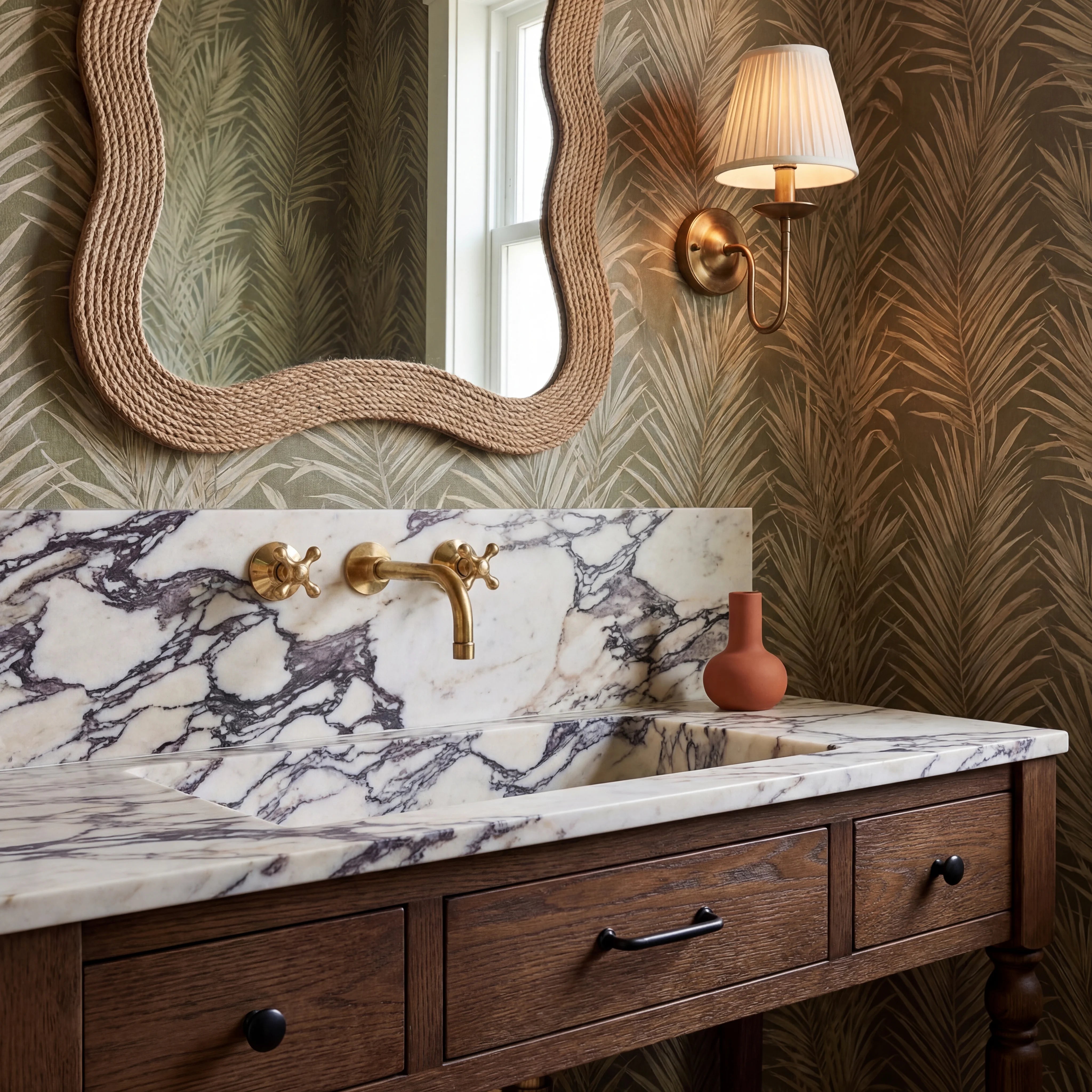 Calla Wall Mount Bathroom Faucet