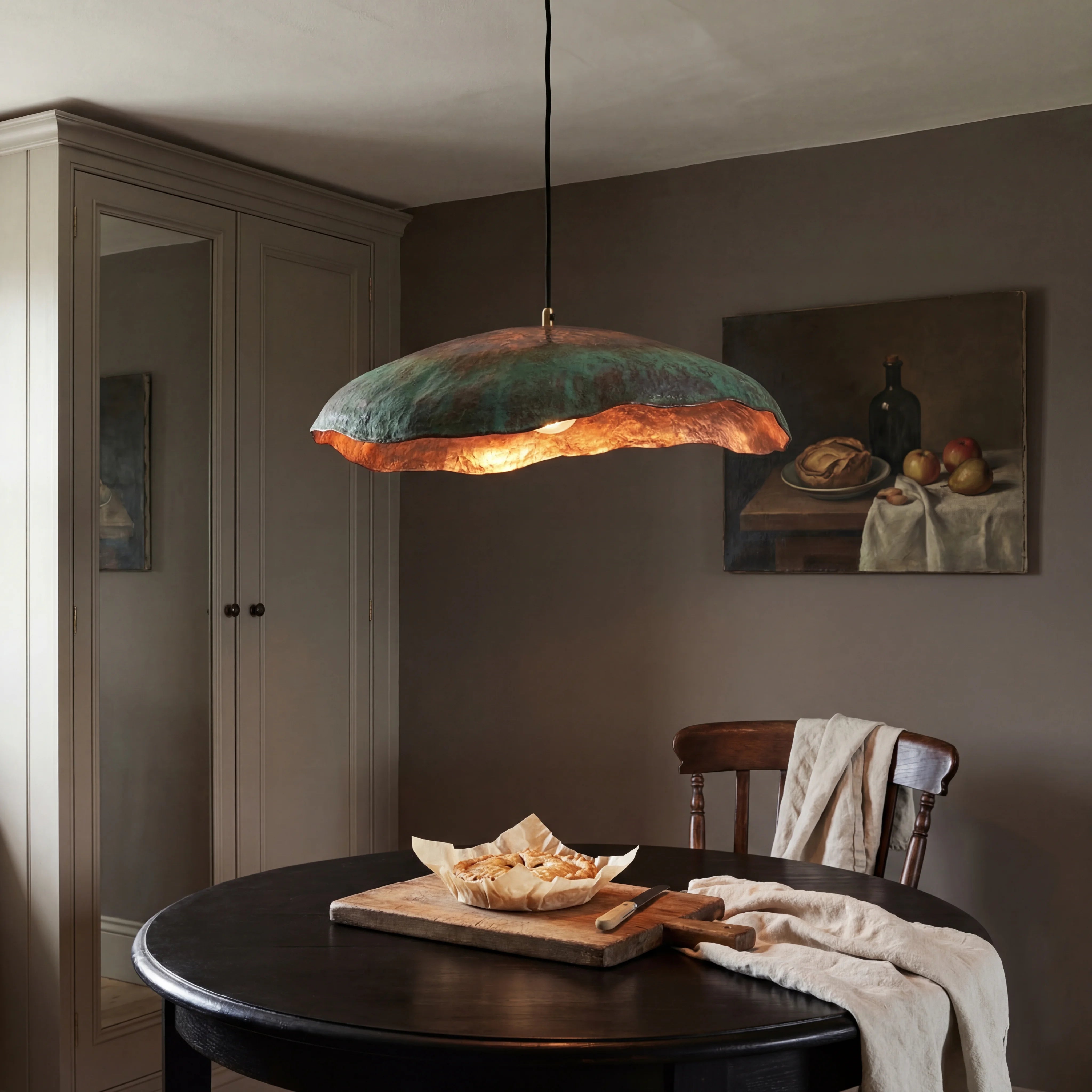 Petal Vintage Copper Hanging Lamp
