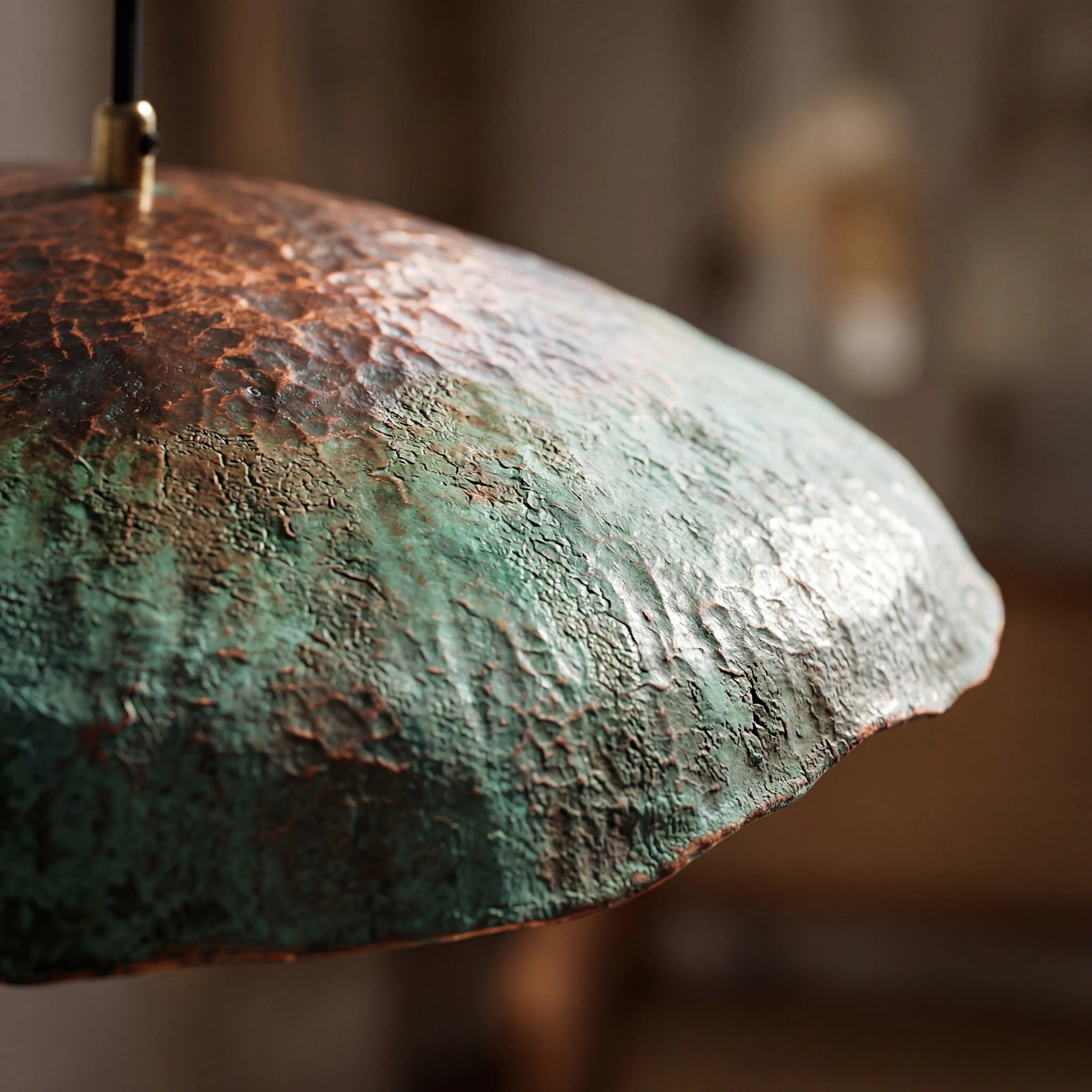 Petal Vintage Copper Hanging Lamp