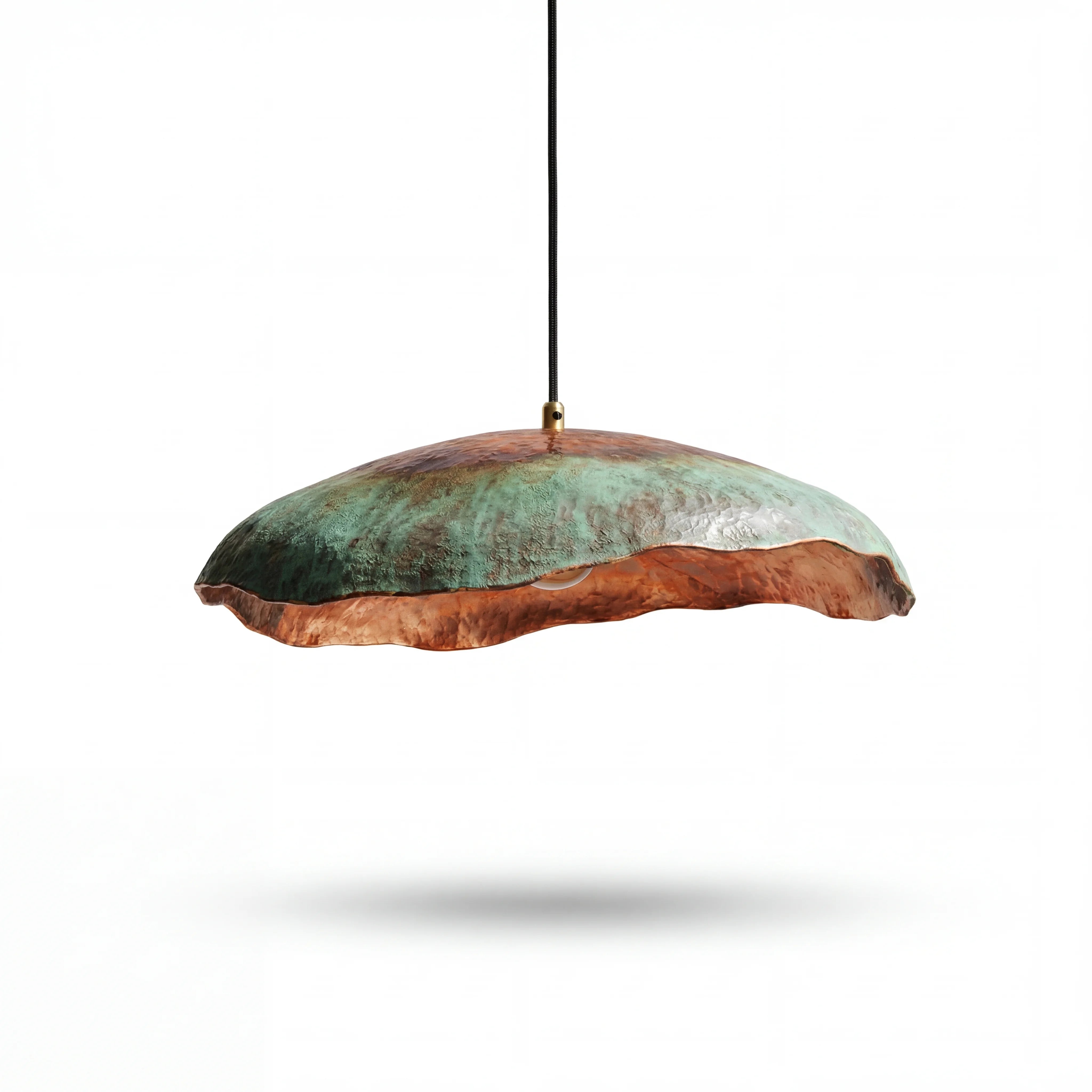 Petal Vintage Copper Hanging Lamp